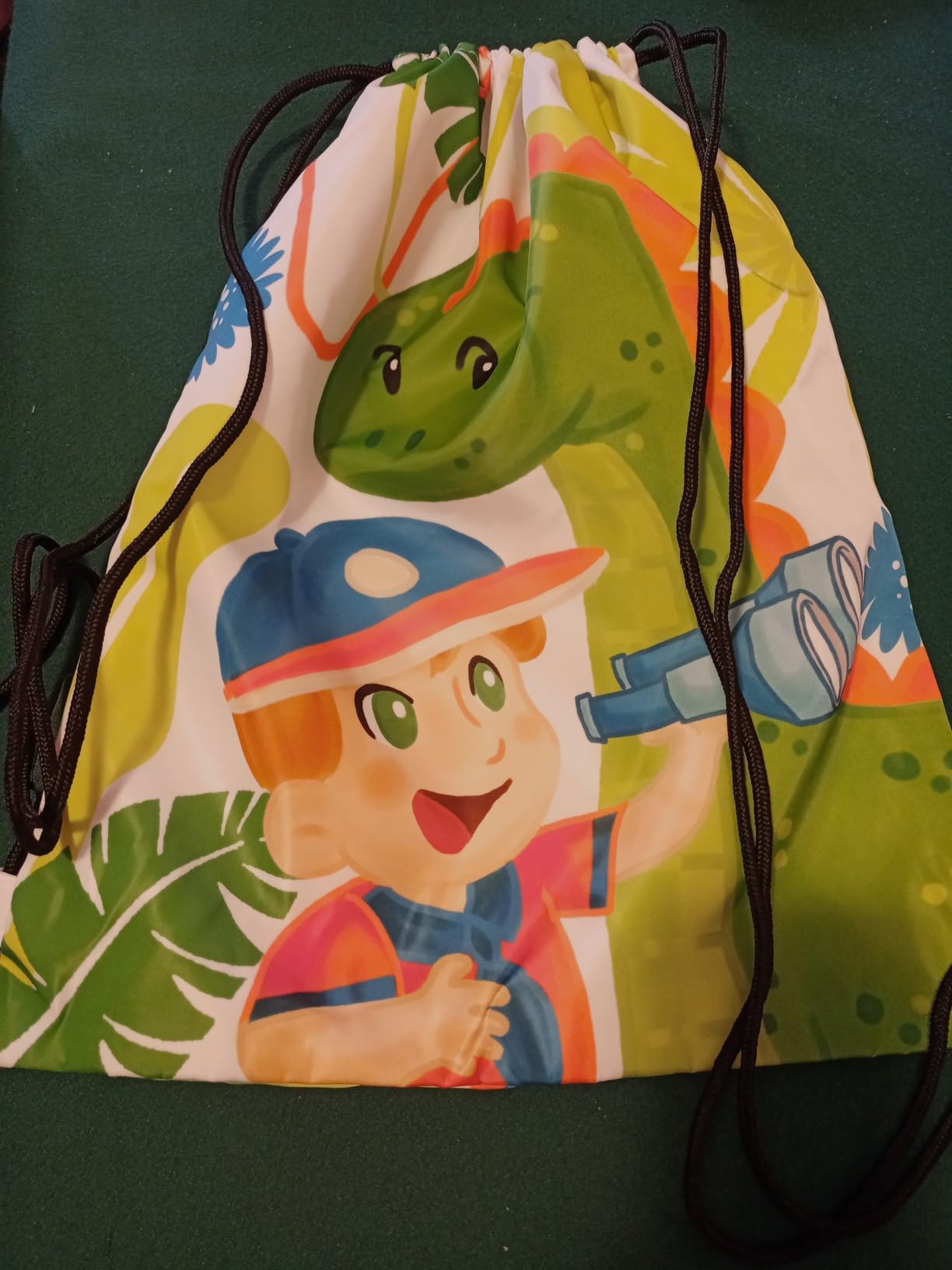 Wald Junior Sacca Dinosauro zainetto cordoncino 34x42 cm