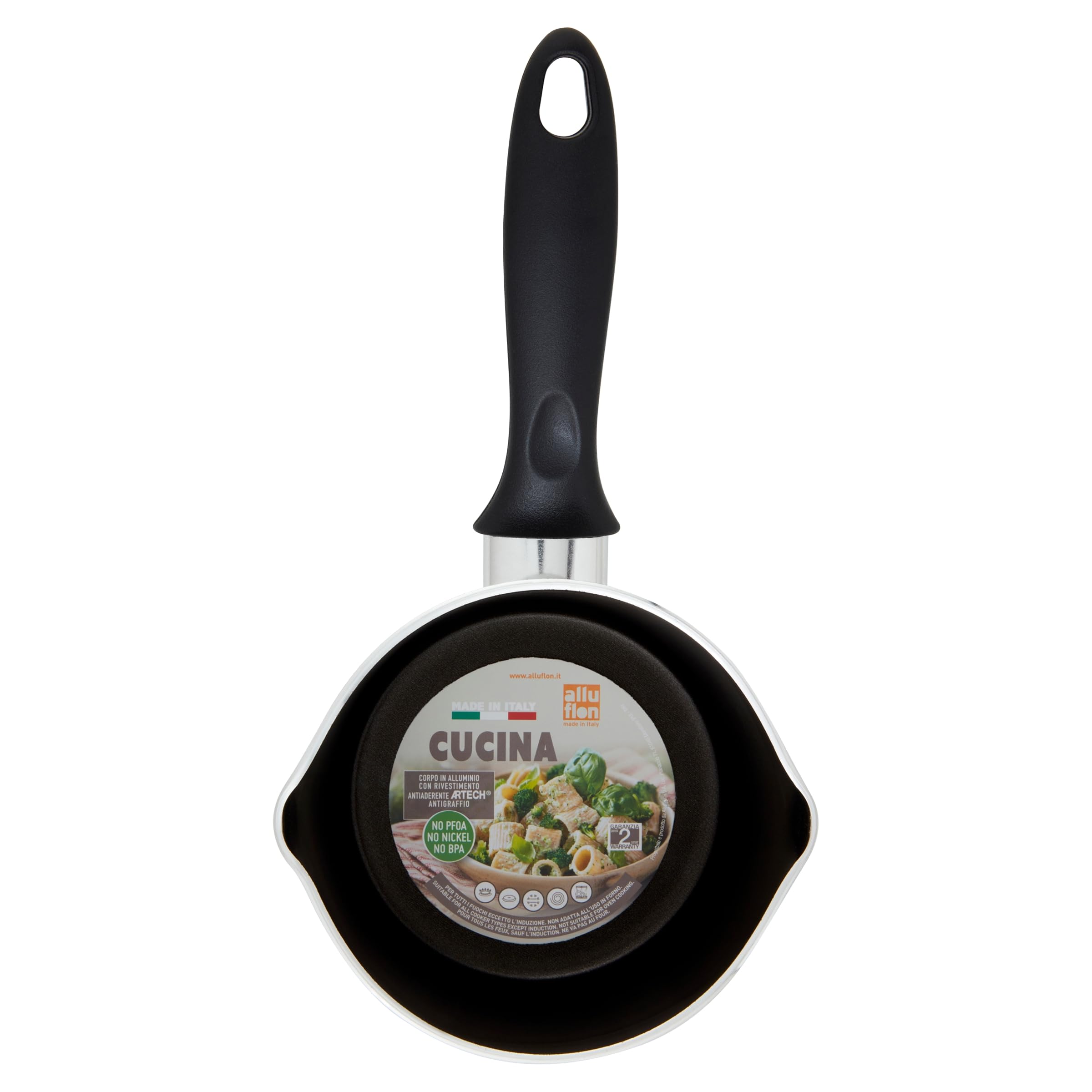 Alluflon Cucina Light Pentolino con beccuccio 14 cm