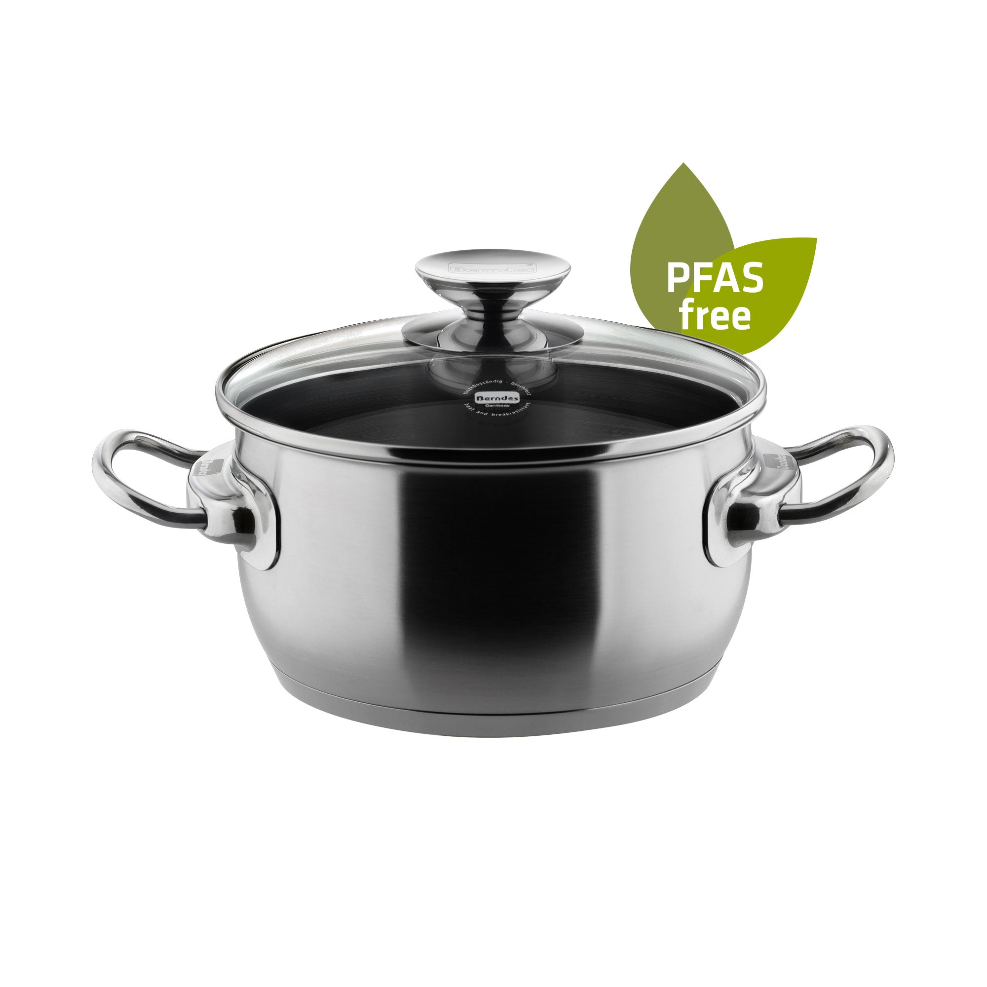 Berndes Injoy Pentola 16 cm Acciaio Inox con Coperchio