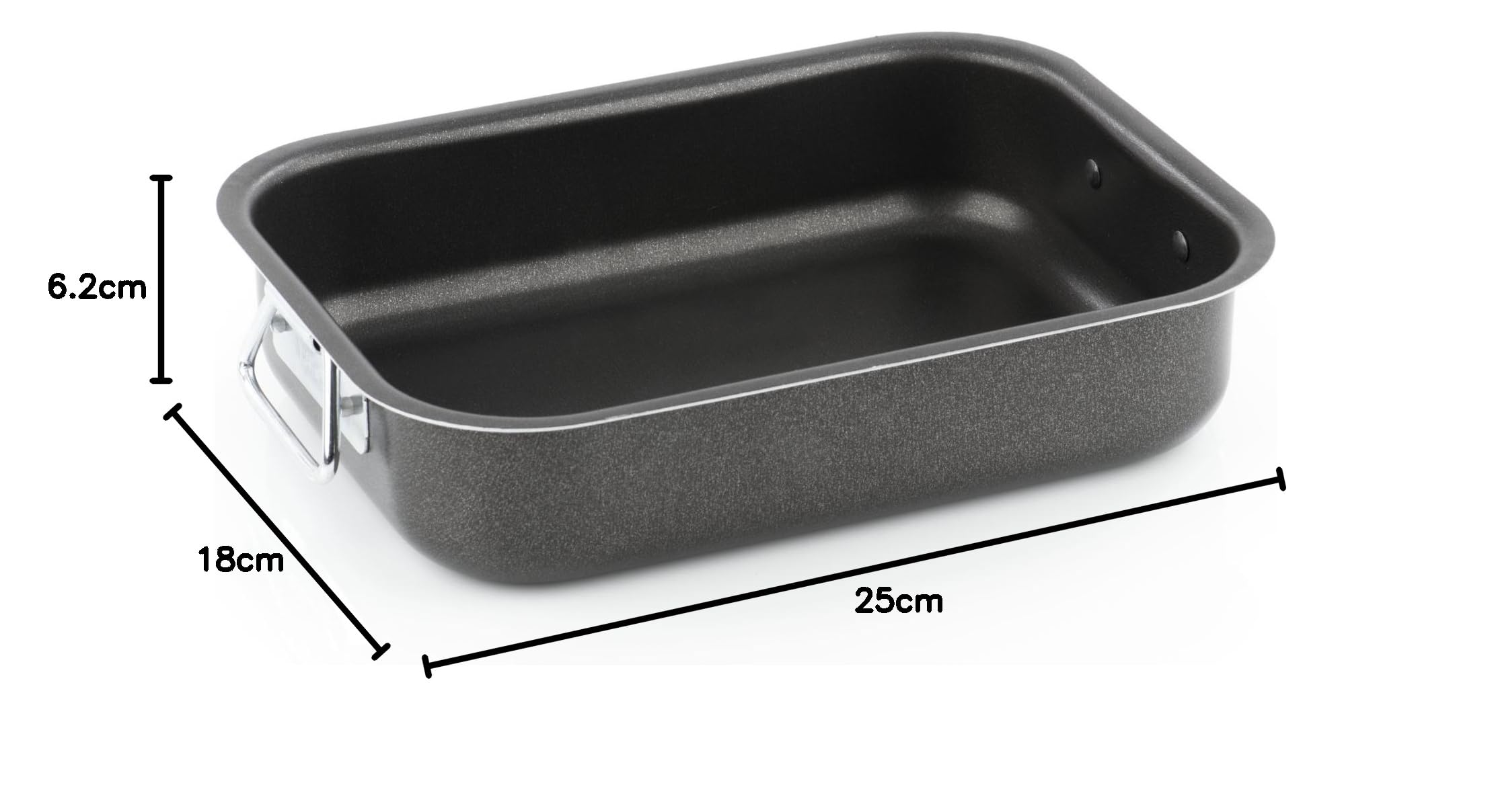 Barazzoni Linea Forno Rostiera Lasagnera 28x18 cm Alluminio Nero