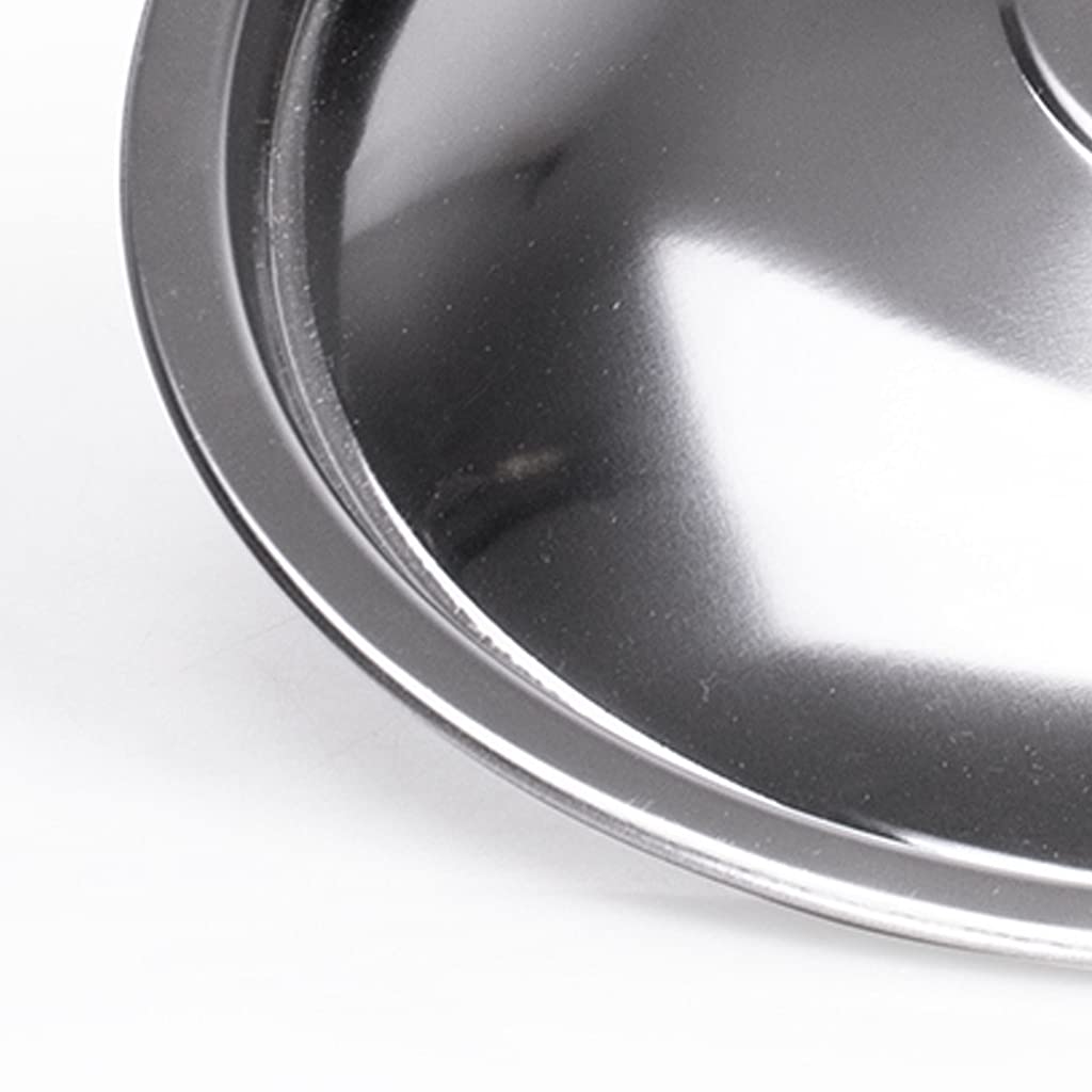 Alluflon Coperchio Acciaio Inox 30 cm Bombato