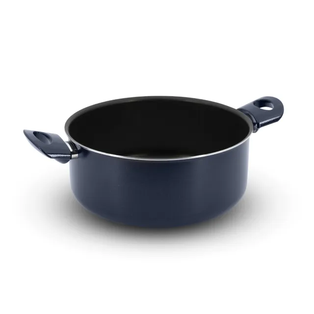 Accademia Mugnano Bella Blu Casseruola 2 Maniglie Antiaderente