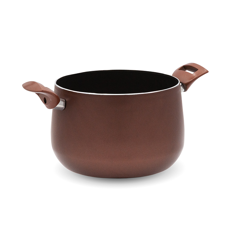 Accademia Mugnano A Fuoco Lento pentola 22 cm bronzo vetro