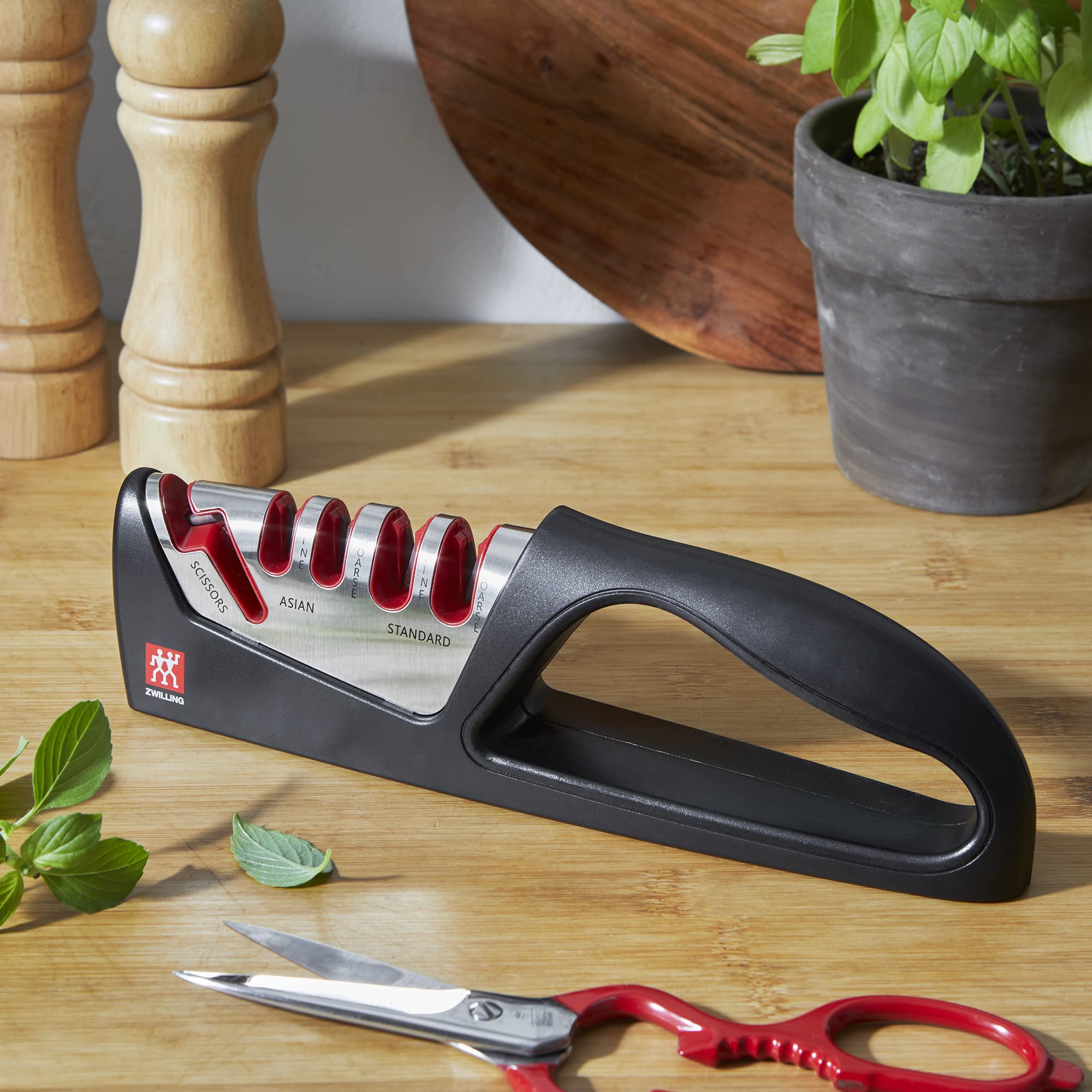 ZWILLING affilacoltelli manuale 4 livelli ceramica forbici
