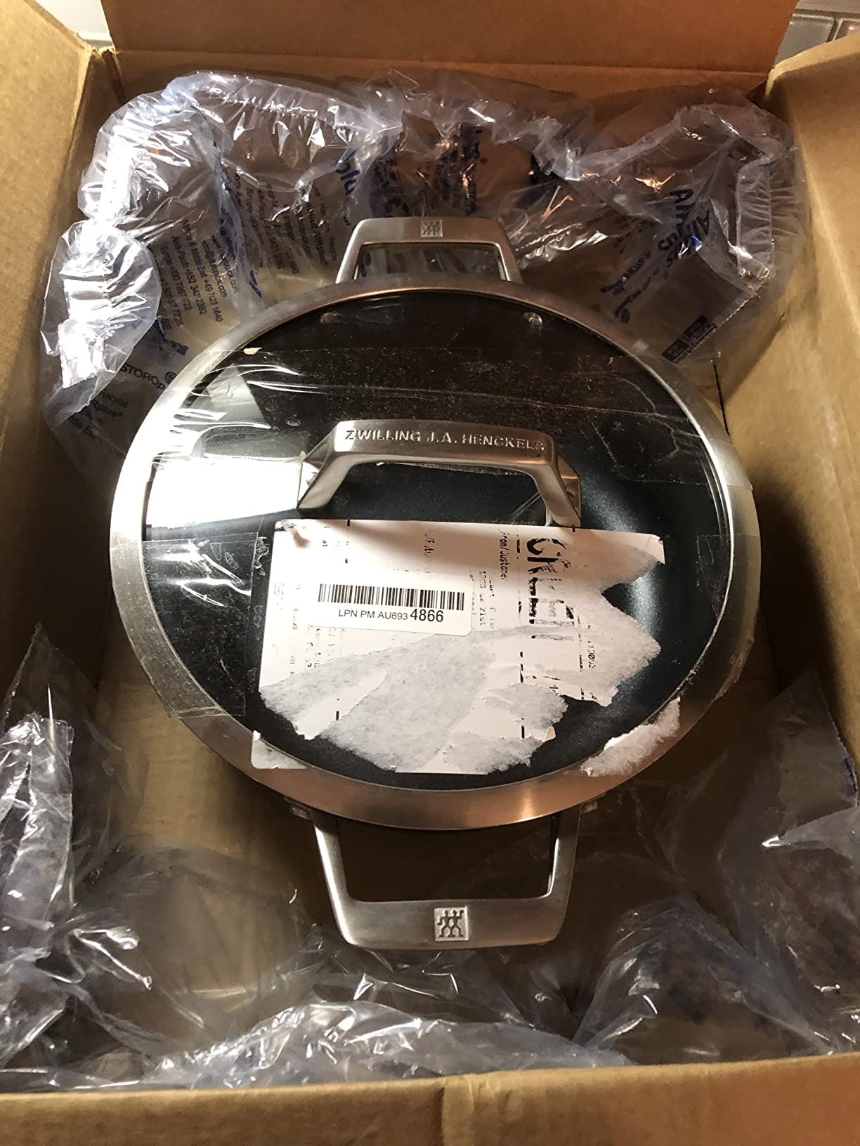 Zwilling Padella Chef Antiaderente 4 L Alluminio Vetro