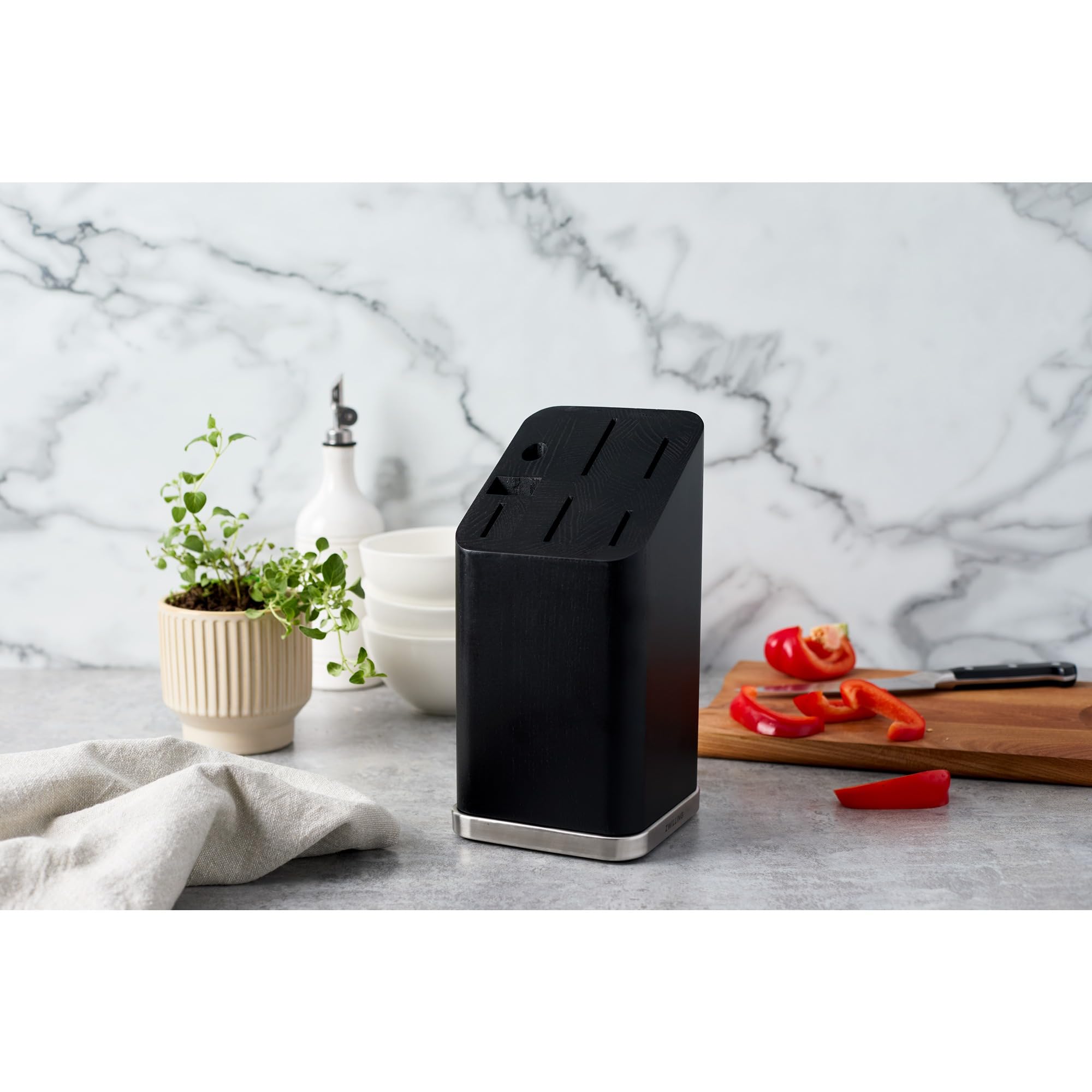 ZWILLING Ceppo Portacoltelli Inclinato Nero 5 Posti