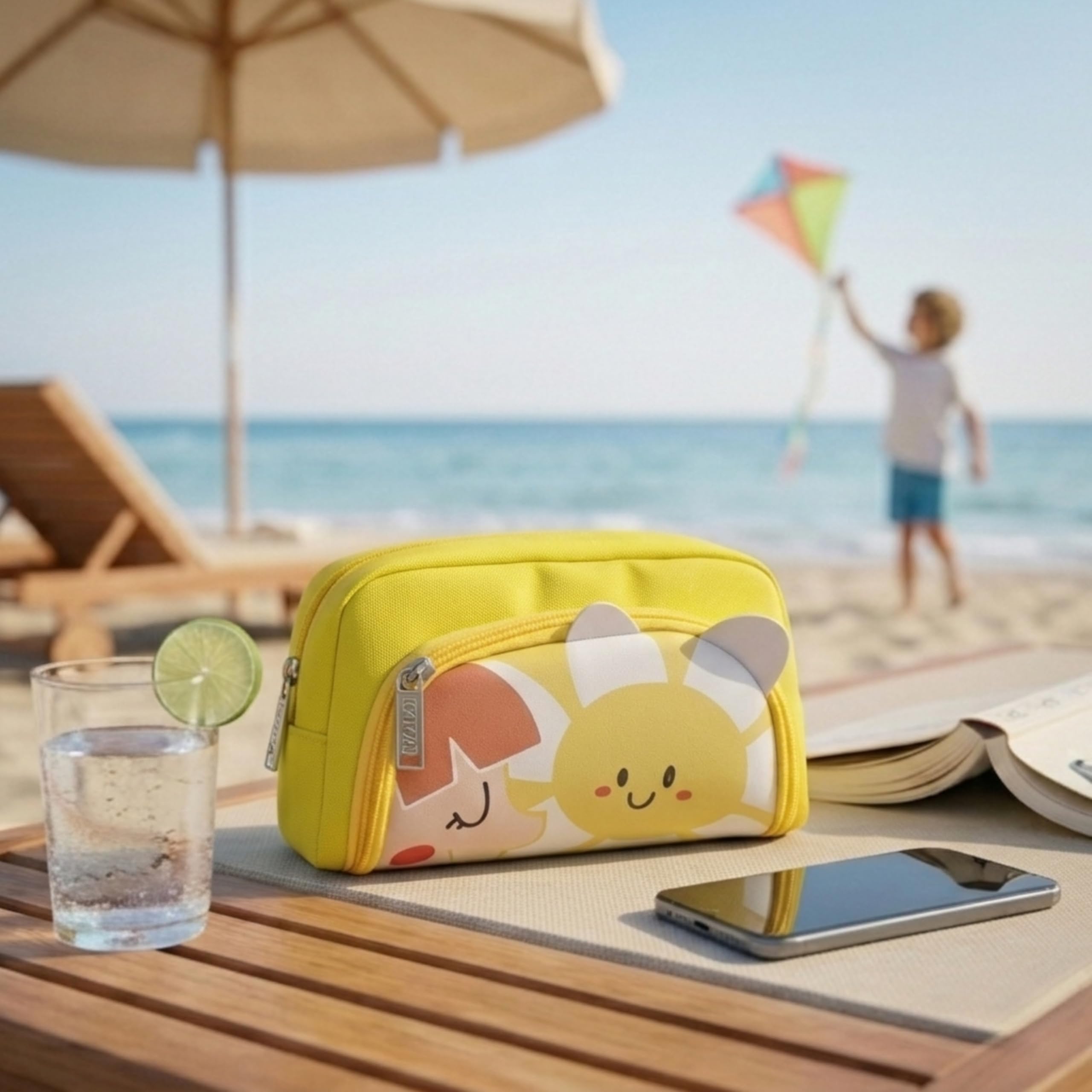 Wald Junior Margherita beauty case bambini giallo 20x10x13 cm