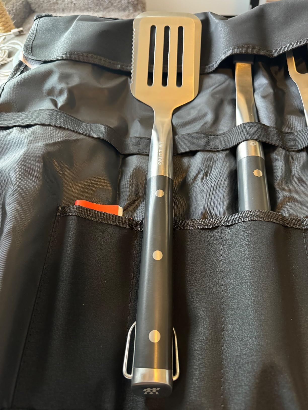 Zwilling BBQ+ set utensili griglia 5 pezzi nero acciaio