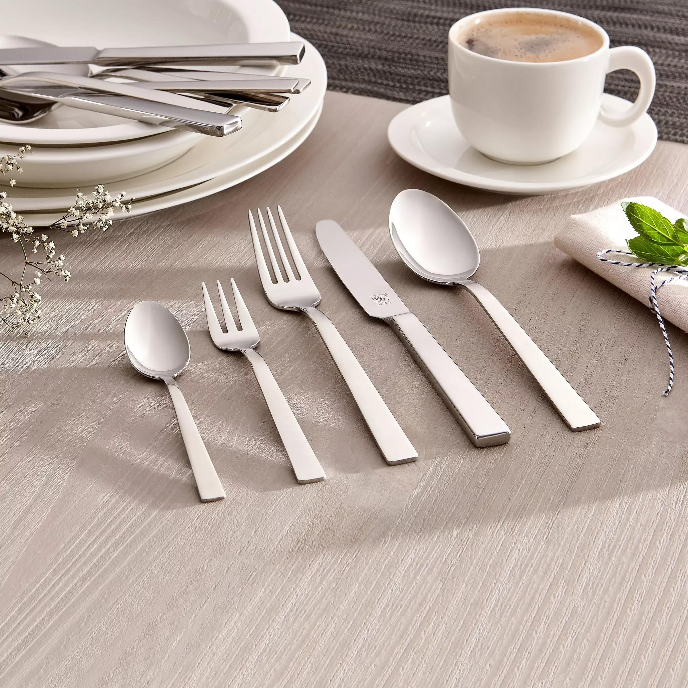Zwilling King Set Posate Acciaio Inox 60 Pezzi Lucidate