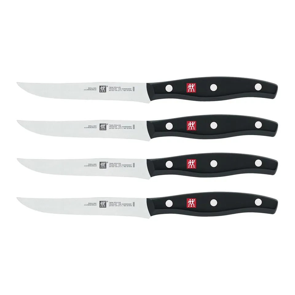 Zwilling Twin Pollux set 4 coltelli bistecca 120 mm inox