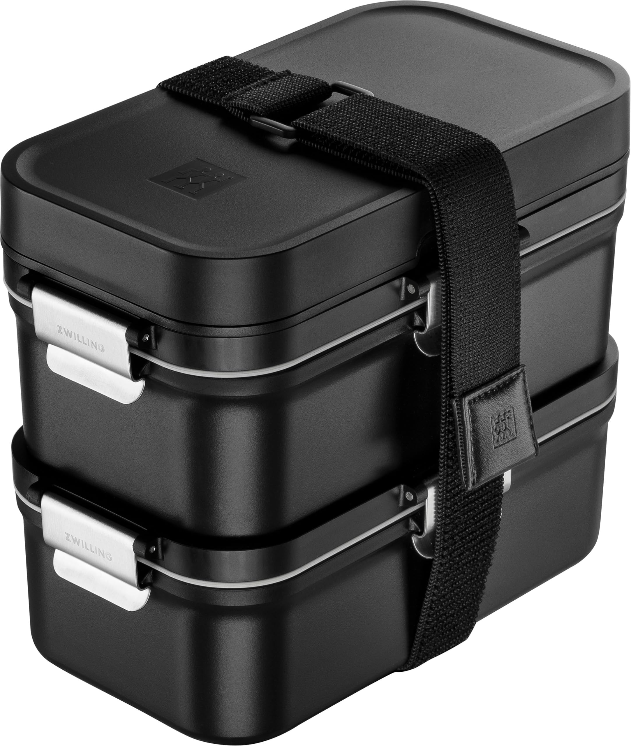 Zwilling Fresh & Save contenitore pranzo nero 800 ml con posate