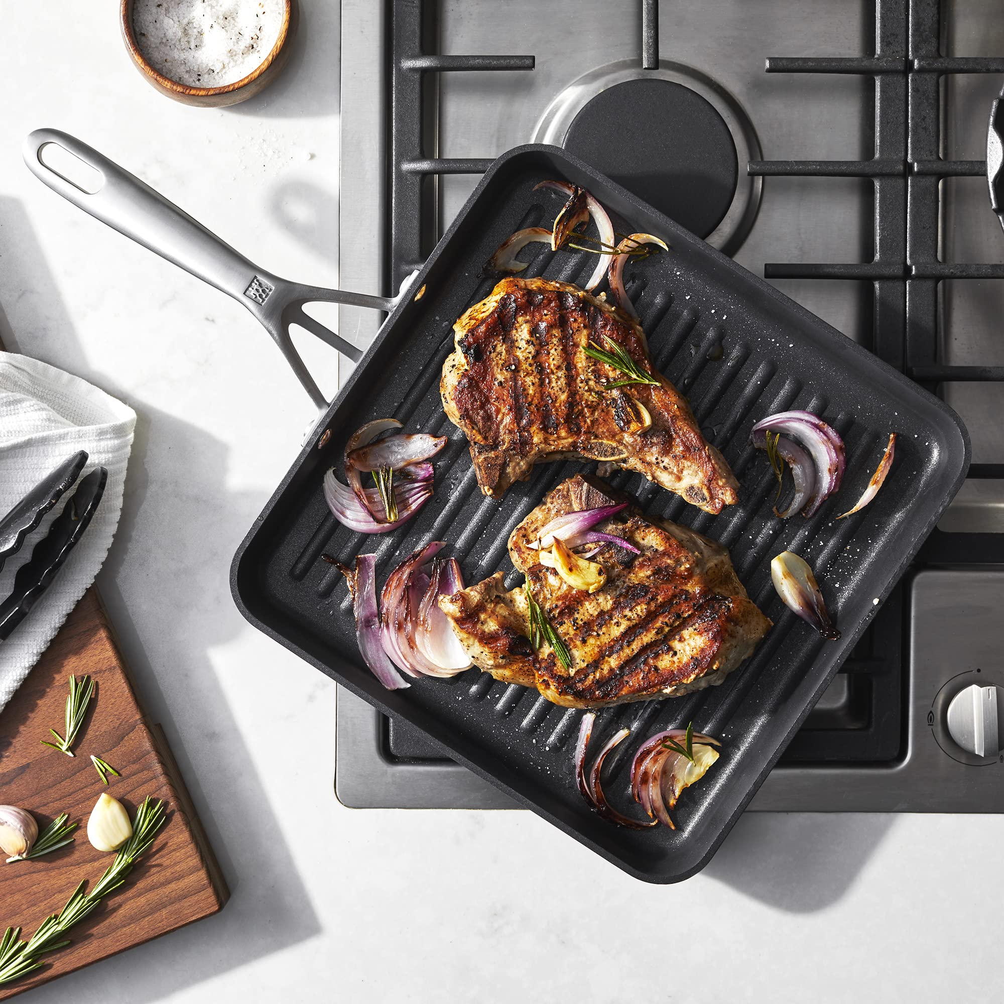 ZWILLING Moto Bistecchiera Quadrata Antiaderente 28 cm