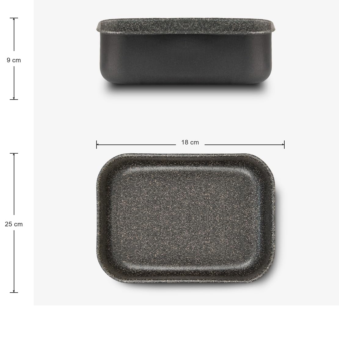 Mamù Happy Stone Teglia Lasagnera 25x18 antiaderente