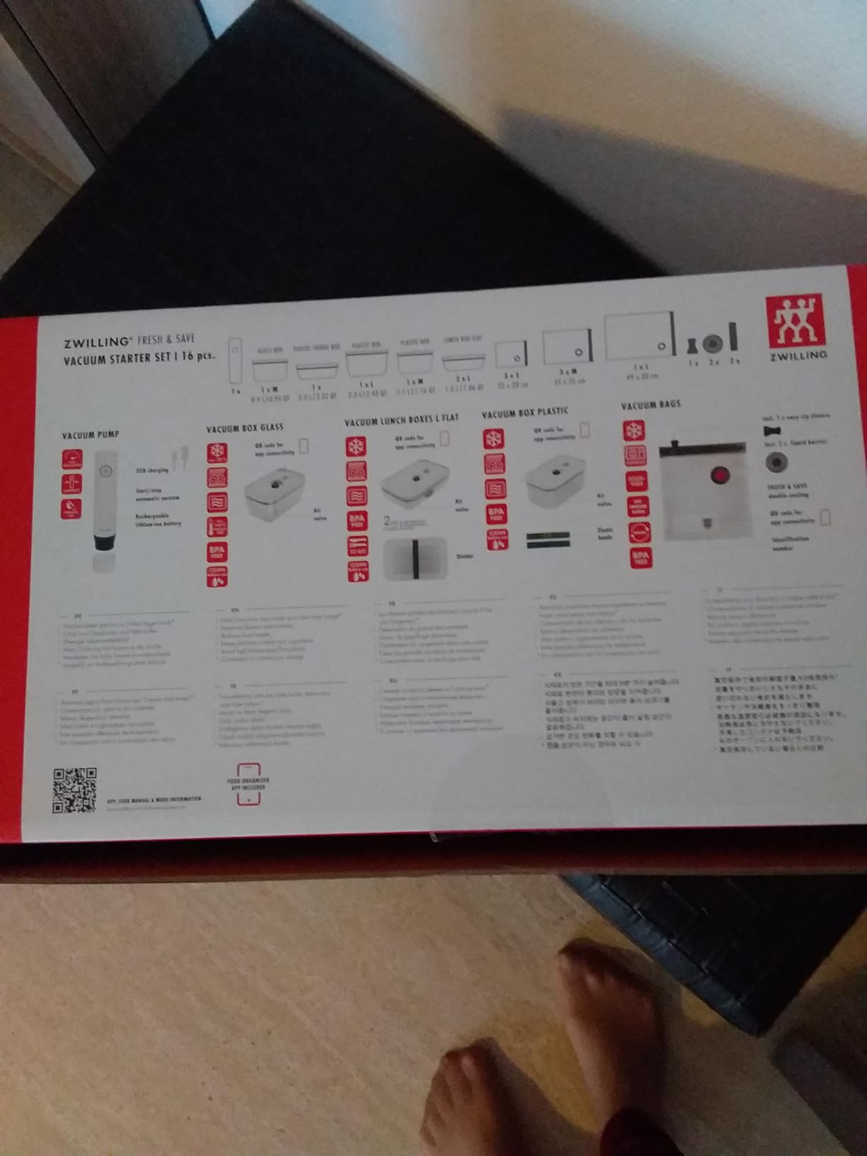 Zwilling Fresh & Save set sottovuoto L 8 pezzi La Mer