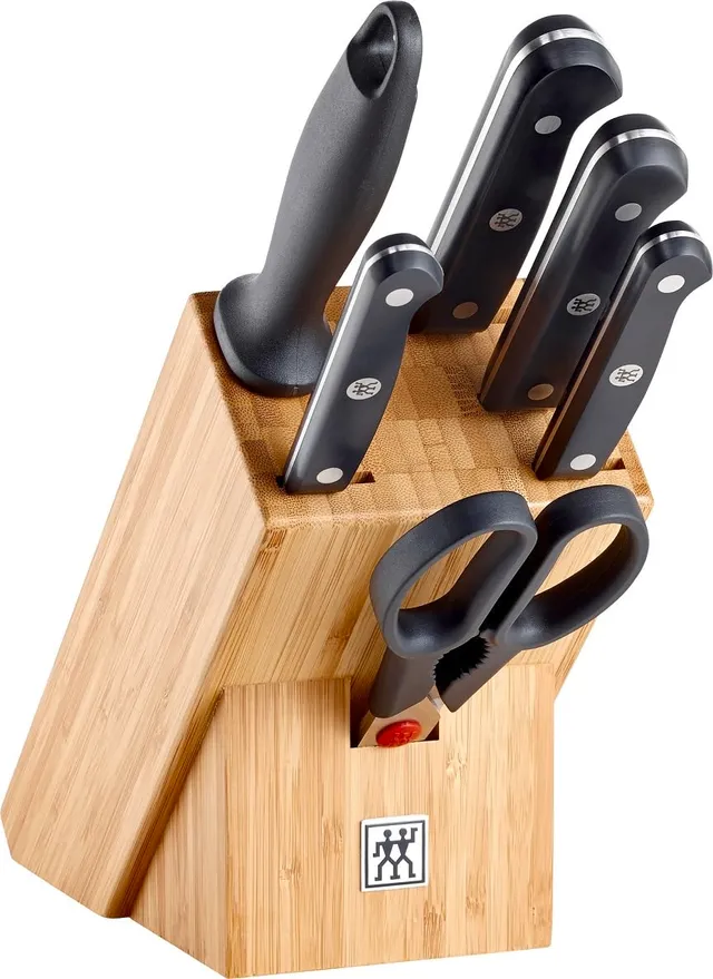 Zwilling Gourmet Set Coltelli 7 Pezzi con Ceppo Inox
