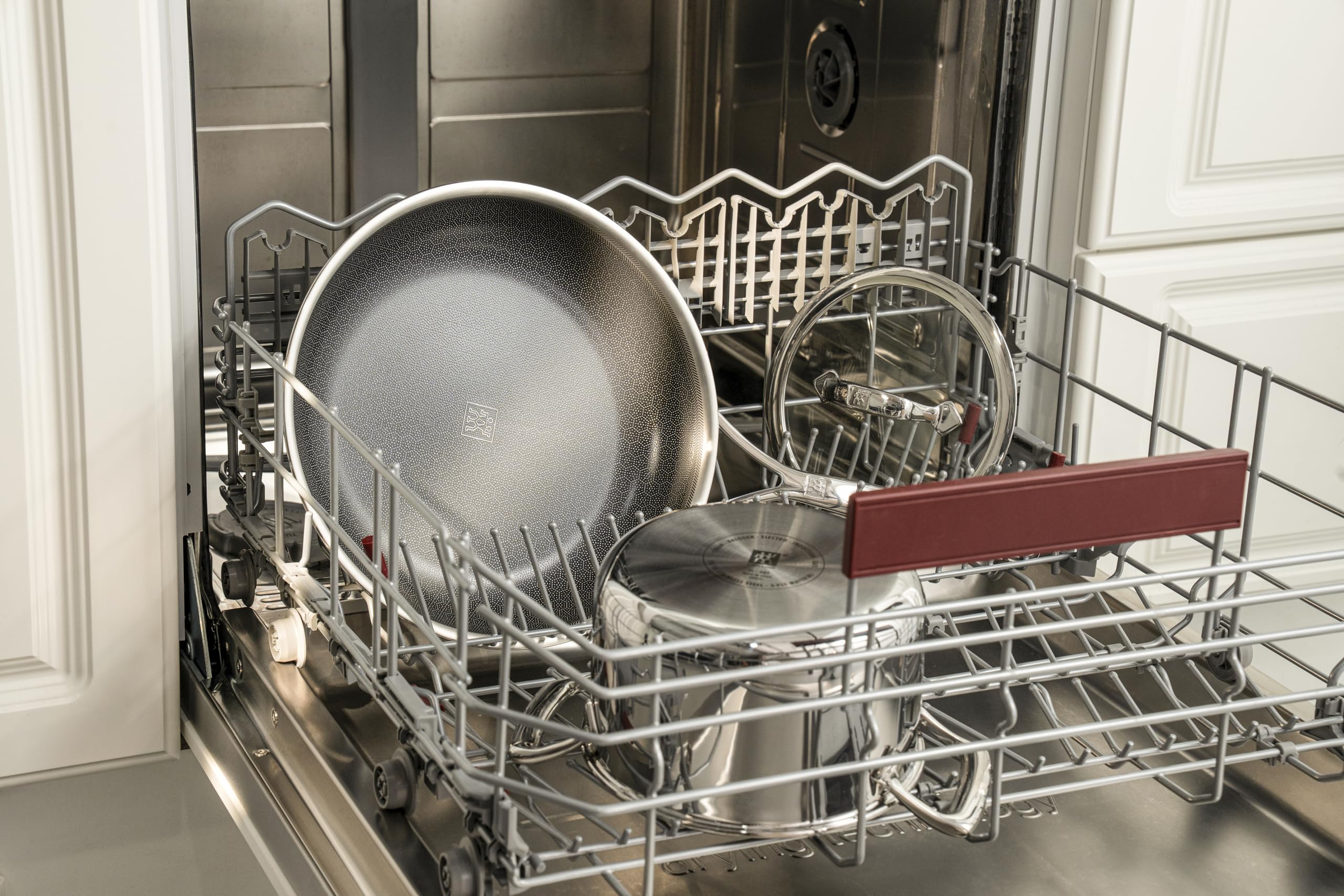 ZWILLING Peak Wok 30 cm Ceramica Ibrida con Coperchio Vetro