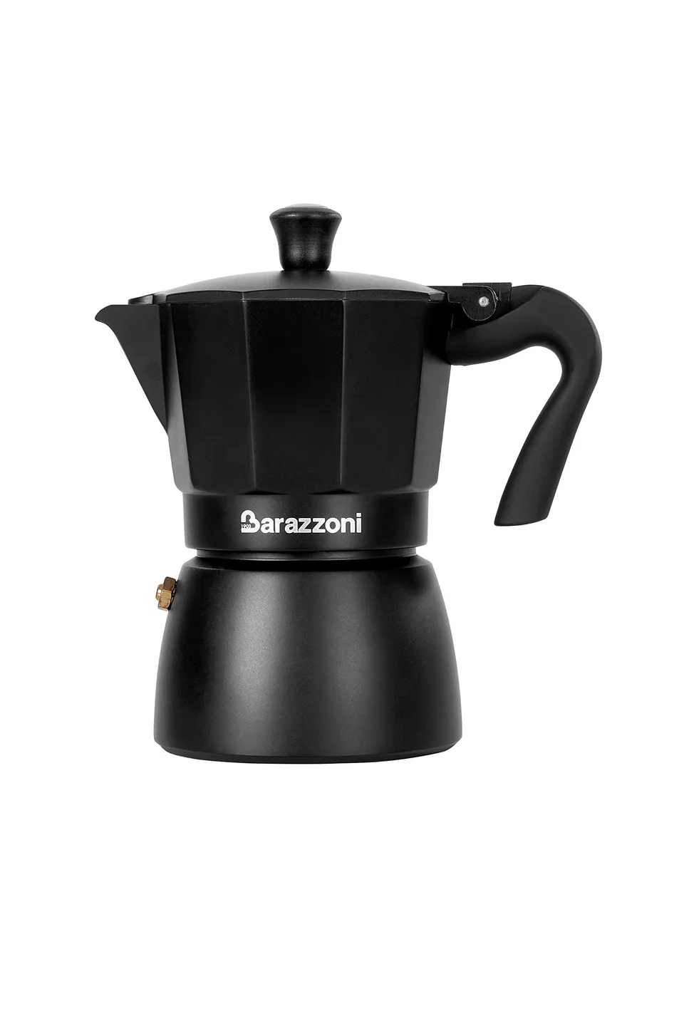 Barazzoni La Caffettiera Deluxe Nera moka 3 tazze alluminio