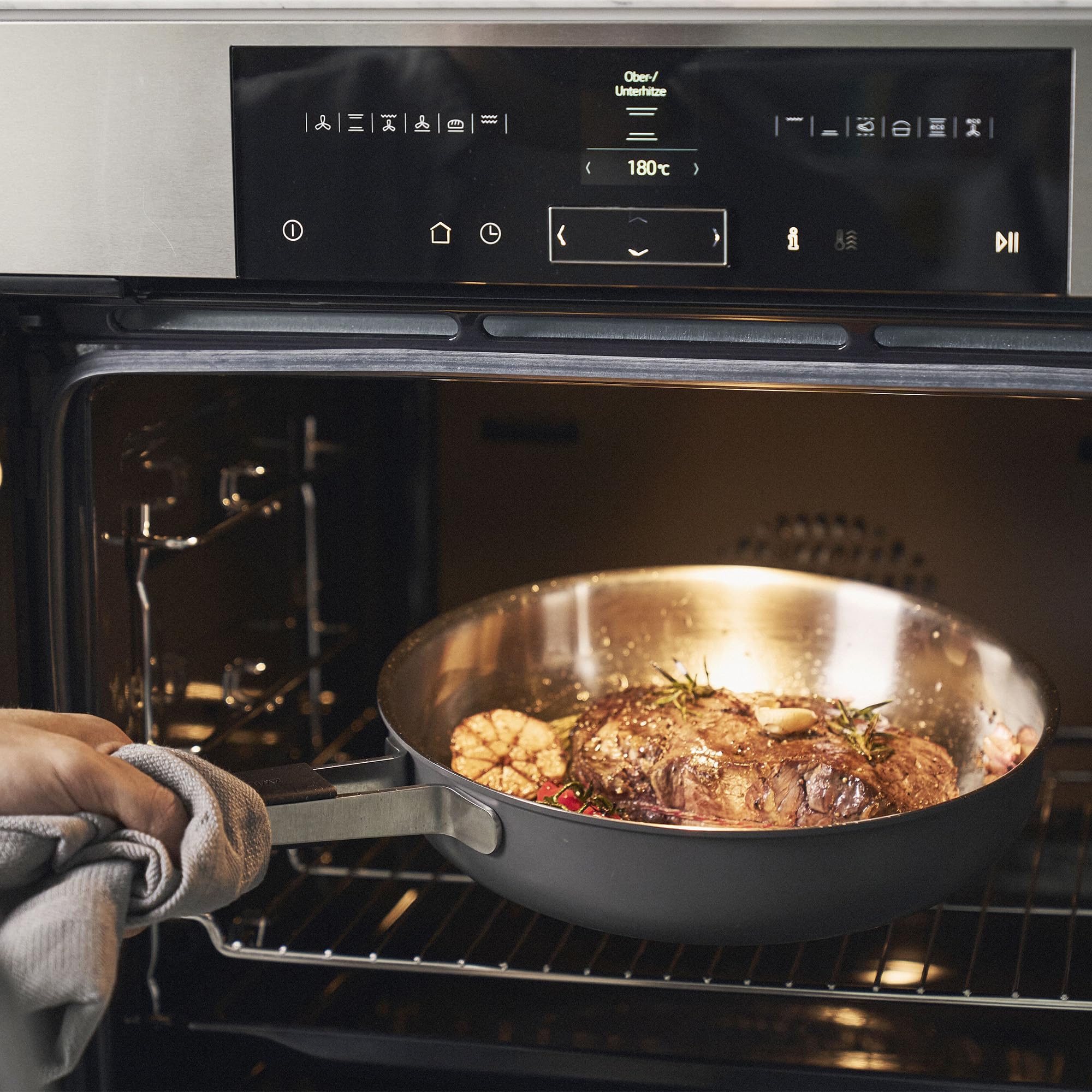 Zwilling Pure padella 24 cm acciaio inox grigio