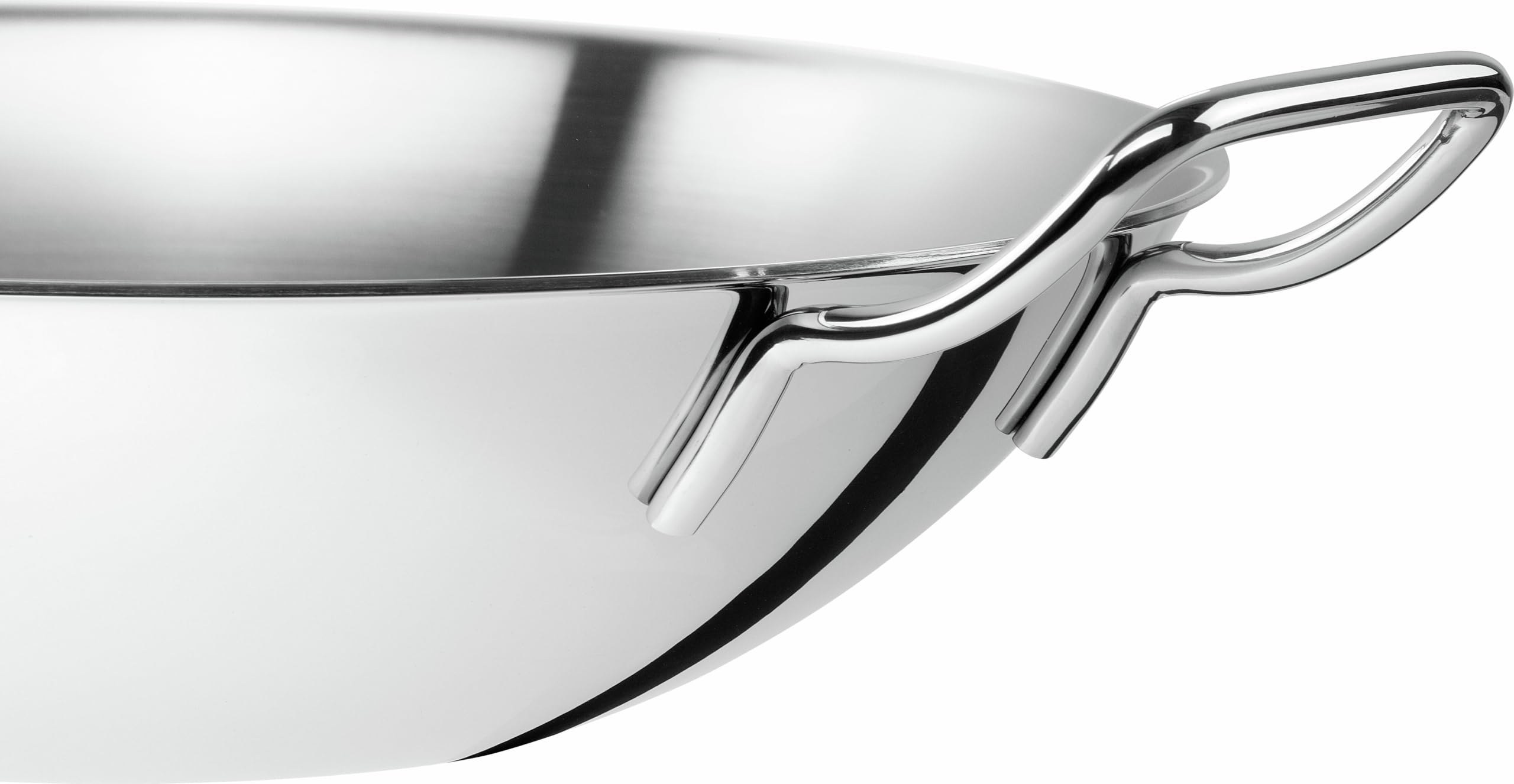 Zwilling Plus wok acciaio inox 32 cm con coperchio