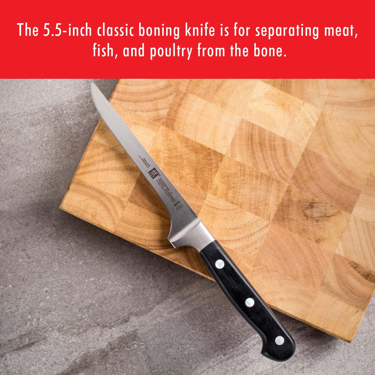 ZWILLING Professional S Coltello disossare 14 cm acciaio forgiato
