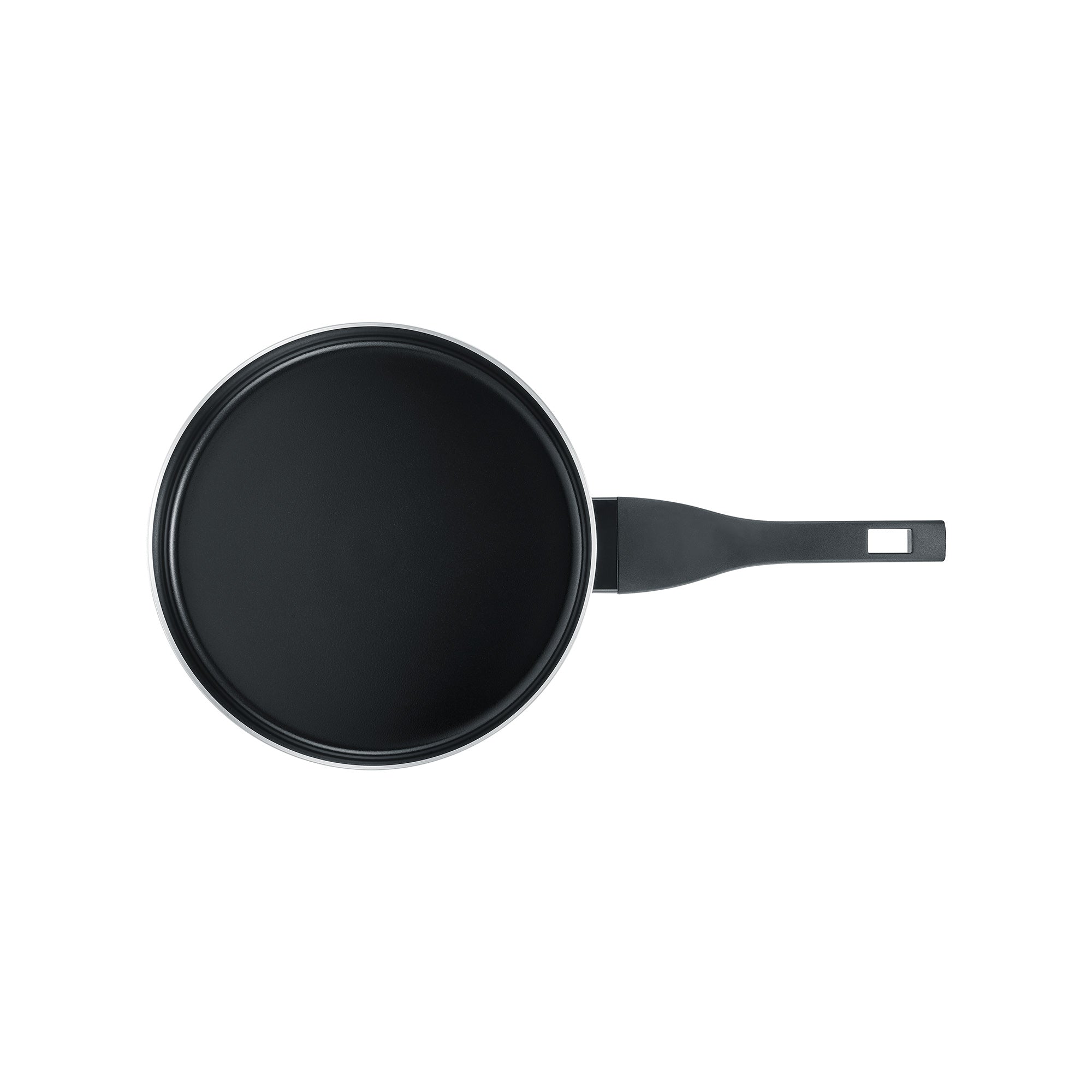 Berndes Alu Recycled casseruola 24 cm coperchio vetro nera