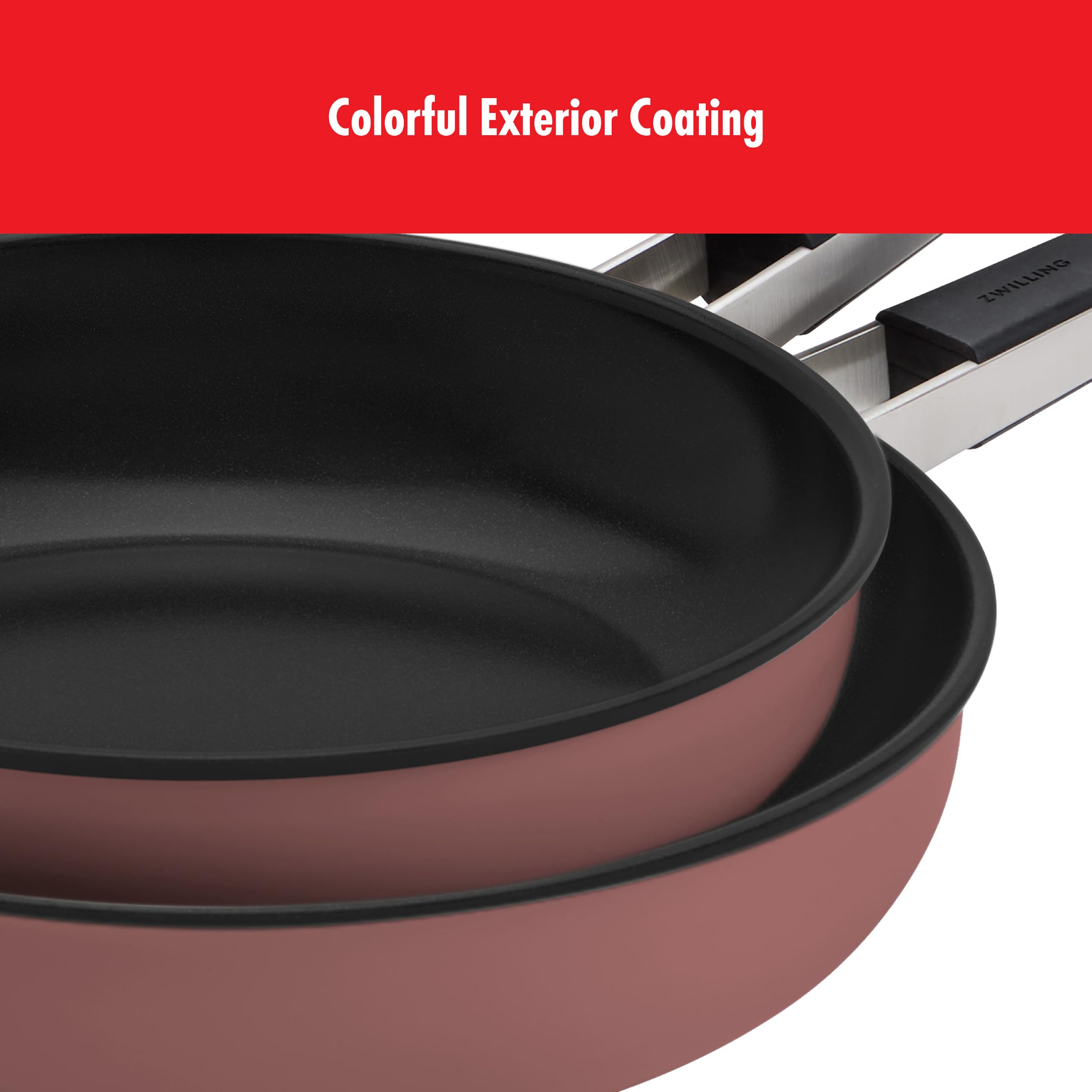 Zwilling Pure Padella Antiaderente 24,1 cm Rosa Senza PFAS