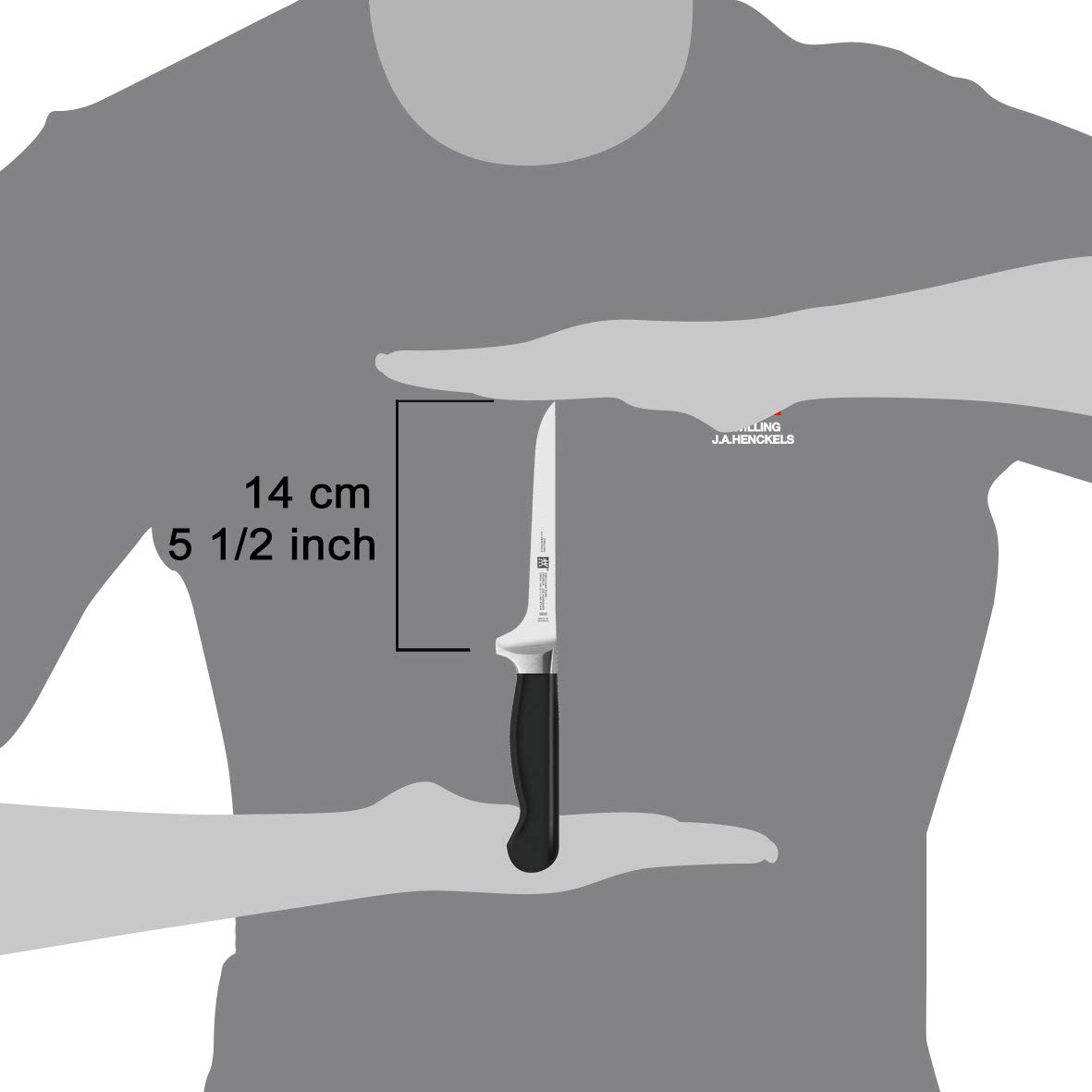 Zwilling Pure 33604-141-0 Disosso 14 cm Acciaio Nero