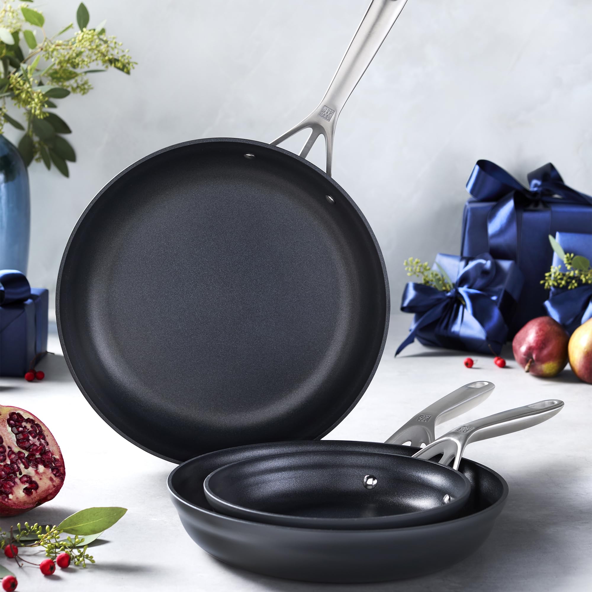 Zwilling Motion set padelle antiaderenti 3 pezzi nero