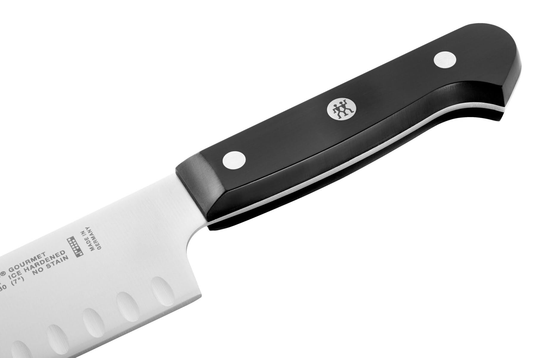 Zwilling Gourmet coltello Santoku alveolato 18 cm acciaio inox