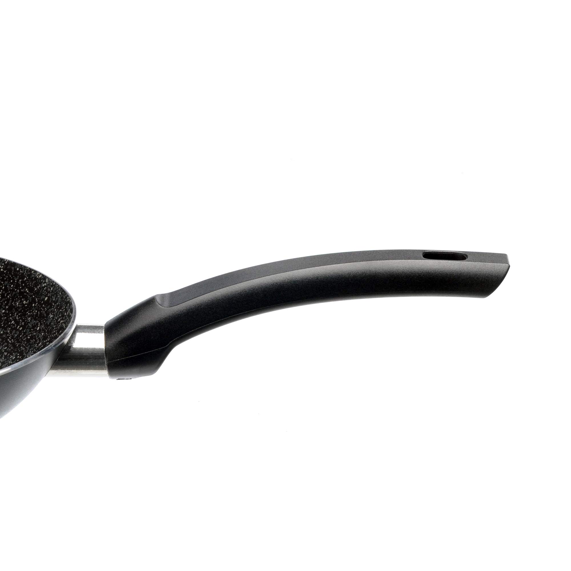 Alluflon Tradizione Italia Padella 32 cm Nero Effetto Pietra
