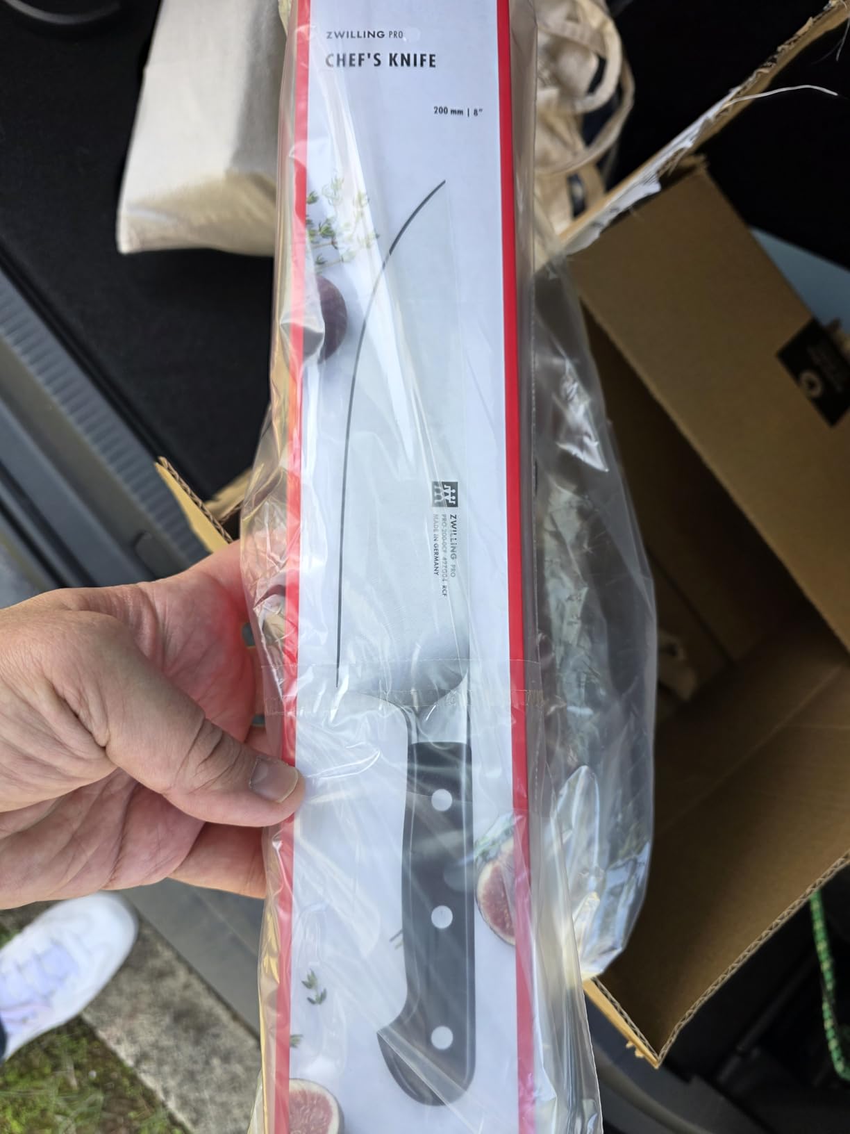 Zwilling Pro coltello chef acciaio Friodur 3 rivetti