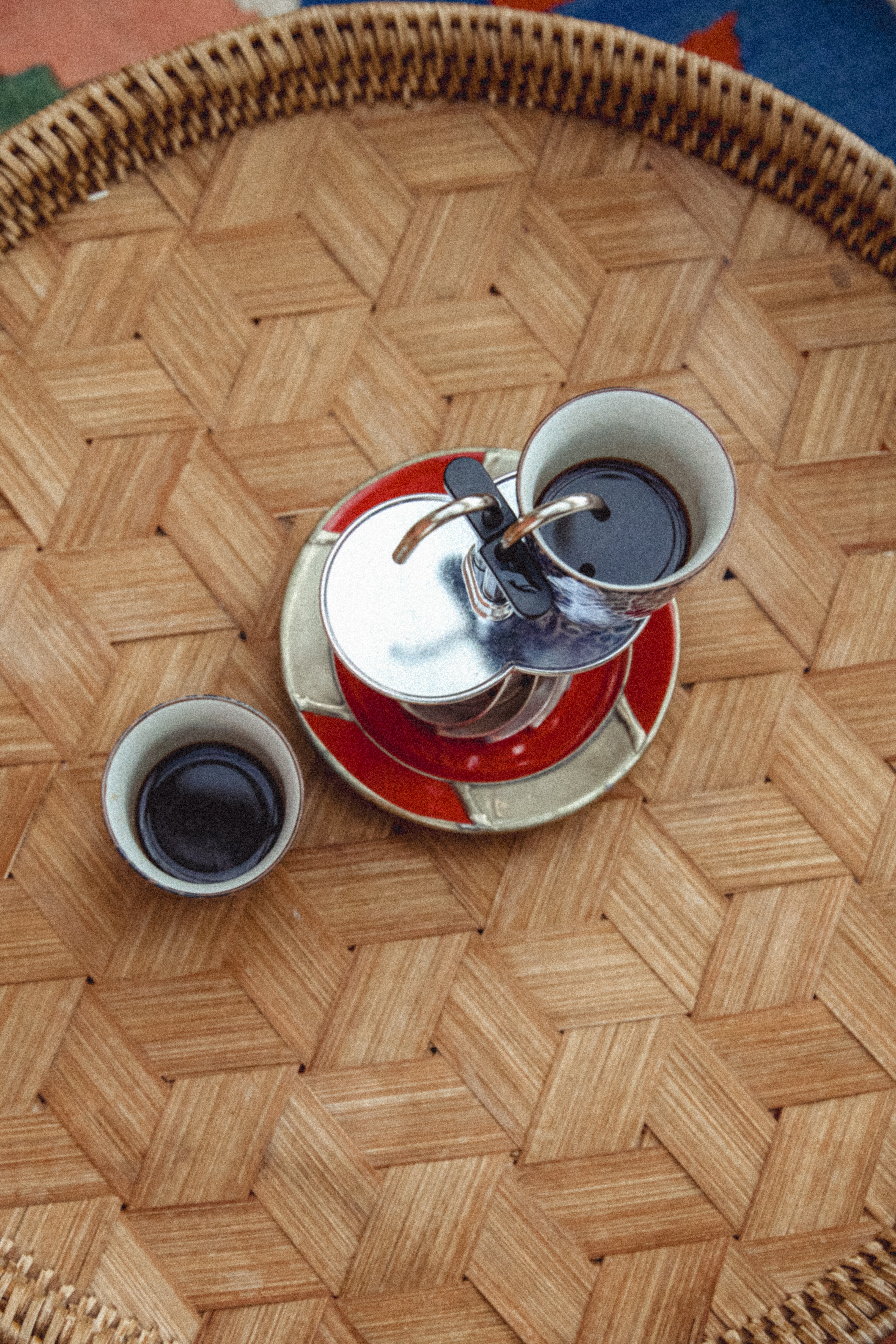 Turbo Moka Duetto moka 2 tazze doppio beccuccio alluminio