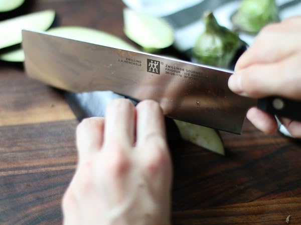Zwilling Gourmet coltello Nakiri 17 cm nero acciaio inox