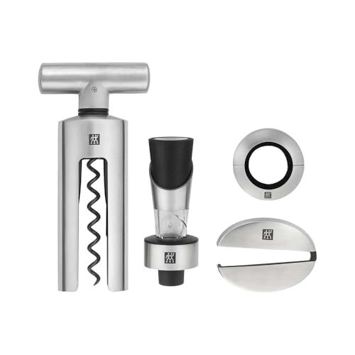 Zwilling Sommelier set vino 4 pezzi 39500-054 acciaio nero