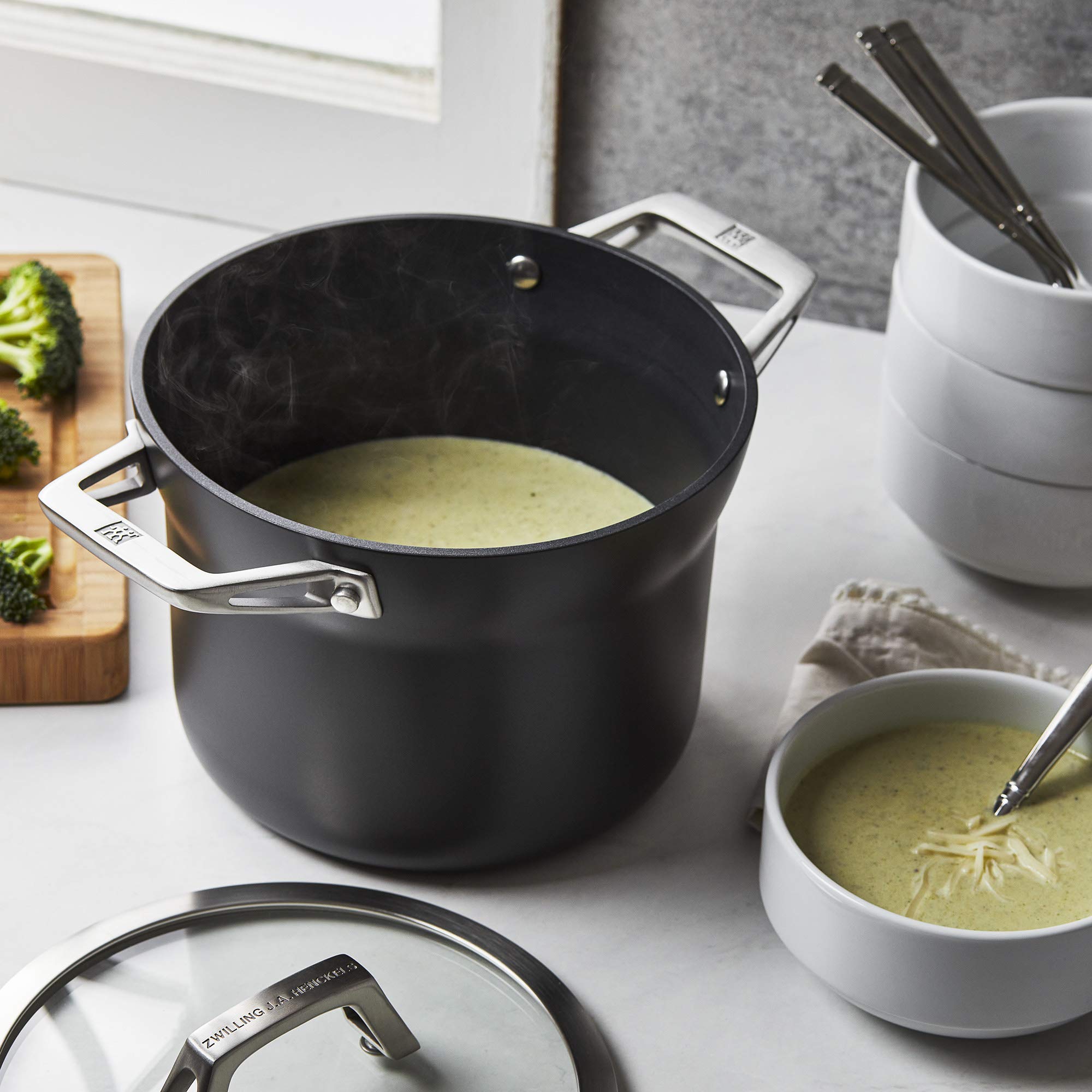 Zwilling Movimento Pentola Zuppa 4 Qt Alluminio Nero