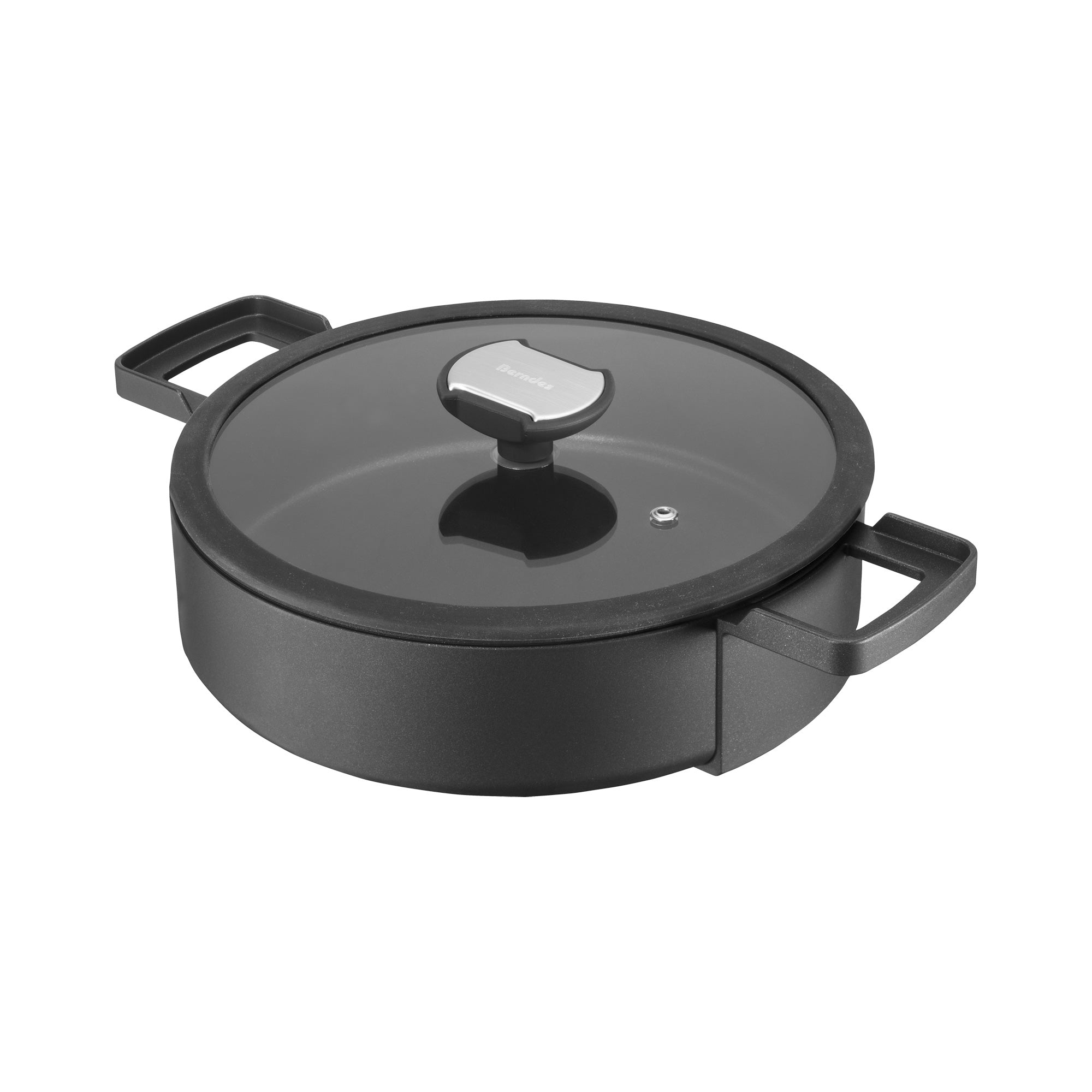 Berndes b.double Rostiera 24 cm Nero 4,1 L con Coperchio