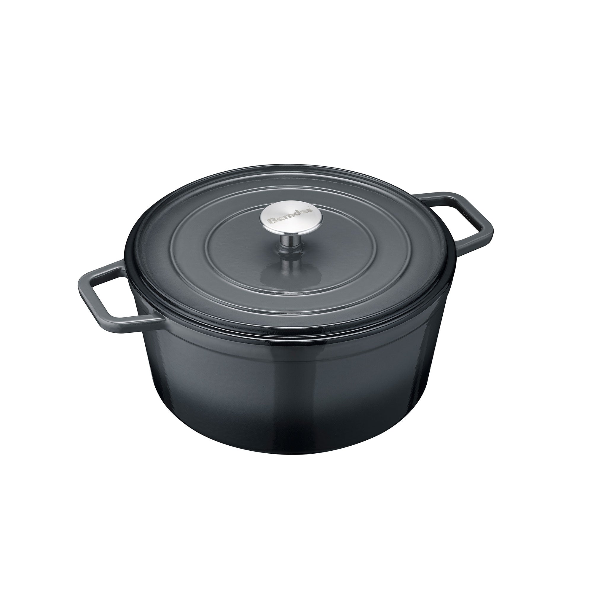Berndes b.iron Cocotte Ghisa 24 cm Smaltata Nera