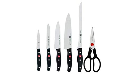 Zwilling Twin Pollux set 5 coltelli forbici nero casa