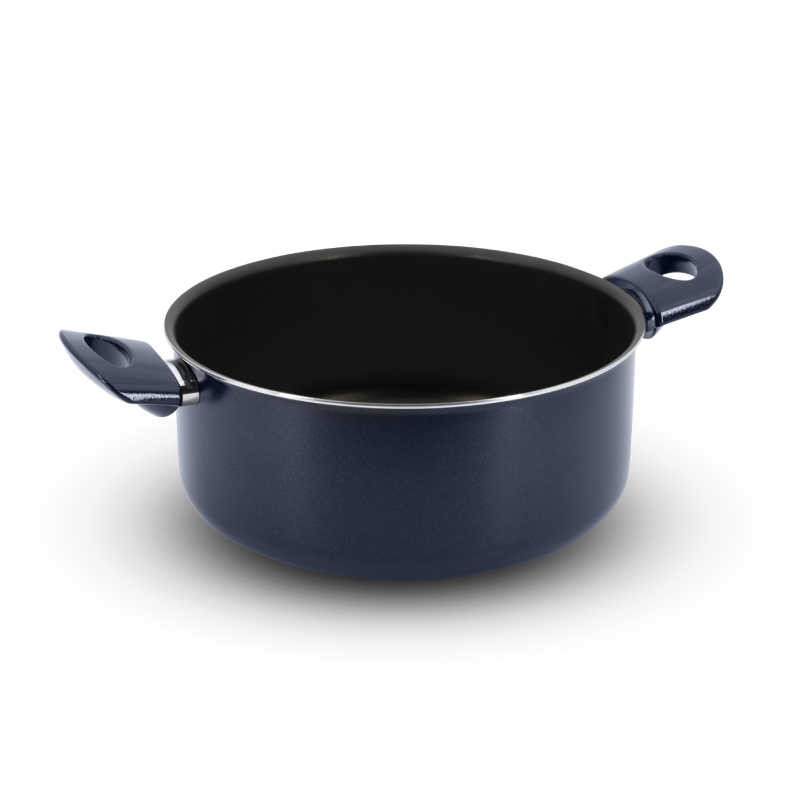Accademia Mugnano Bella Blu Casseruola 2 Maniglie Antiaderente