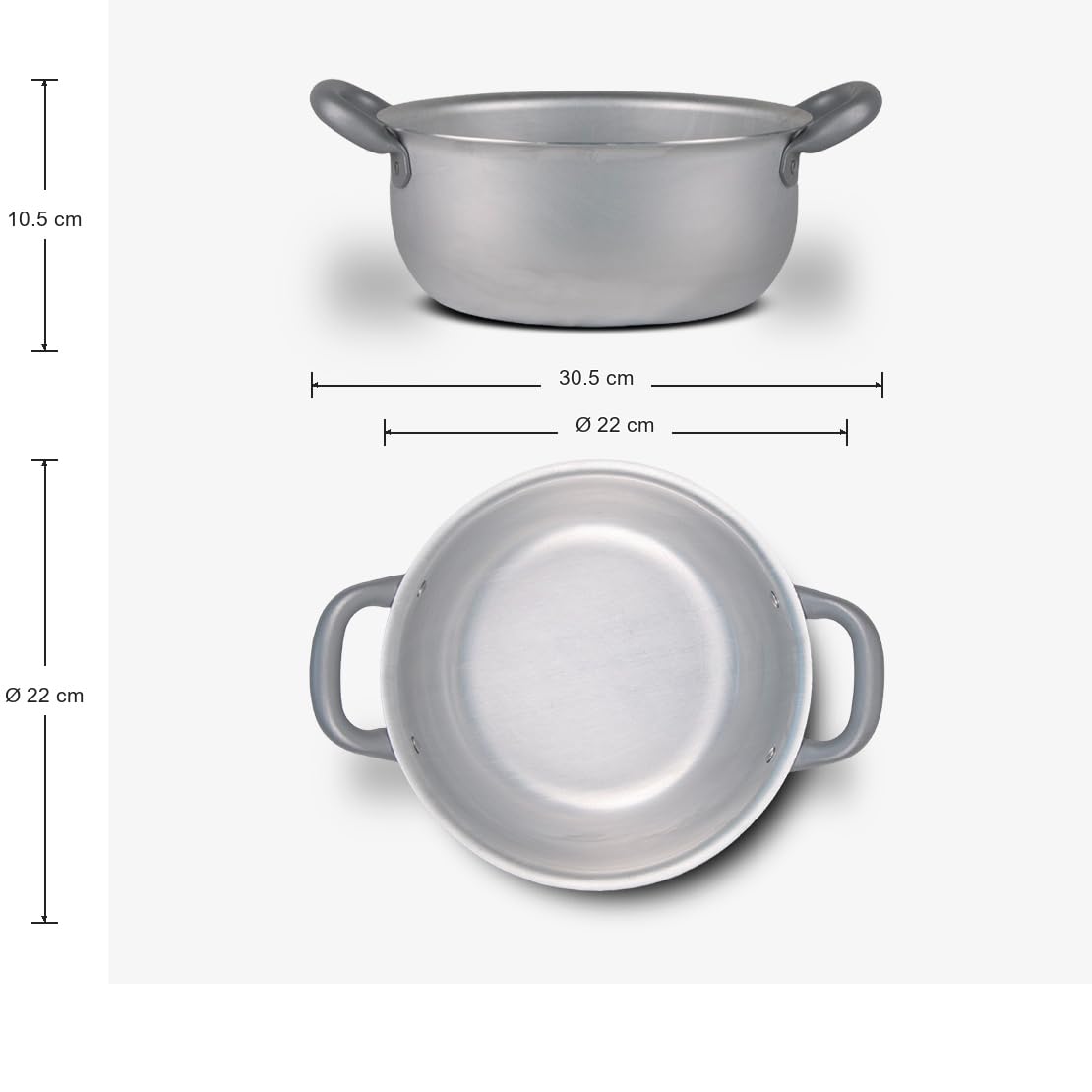 Mamù Janet 2.0 casseruola 2 manici 22 cm antiaderente