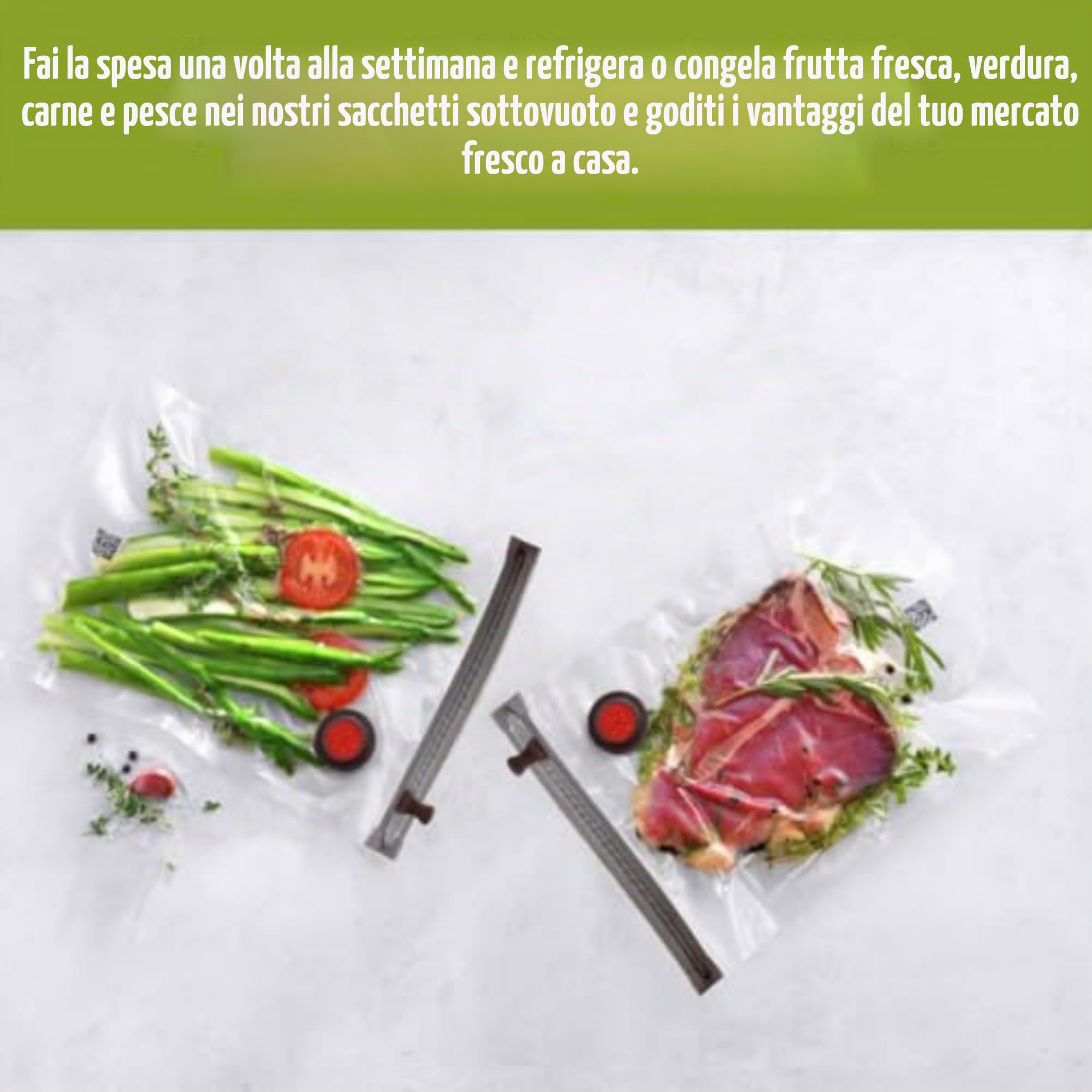 ZWILLING Fresh & Save sacchetti sottovuoto piccoli 10 pz riutilizzabili