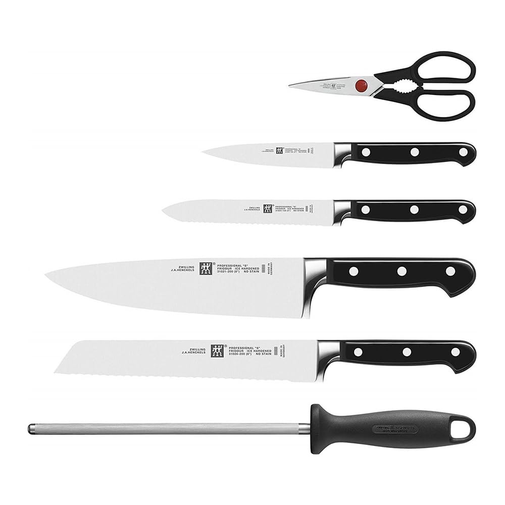 ZWILLING Professional S ceppo coltelli 7 pezzi bambù forgiati