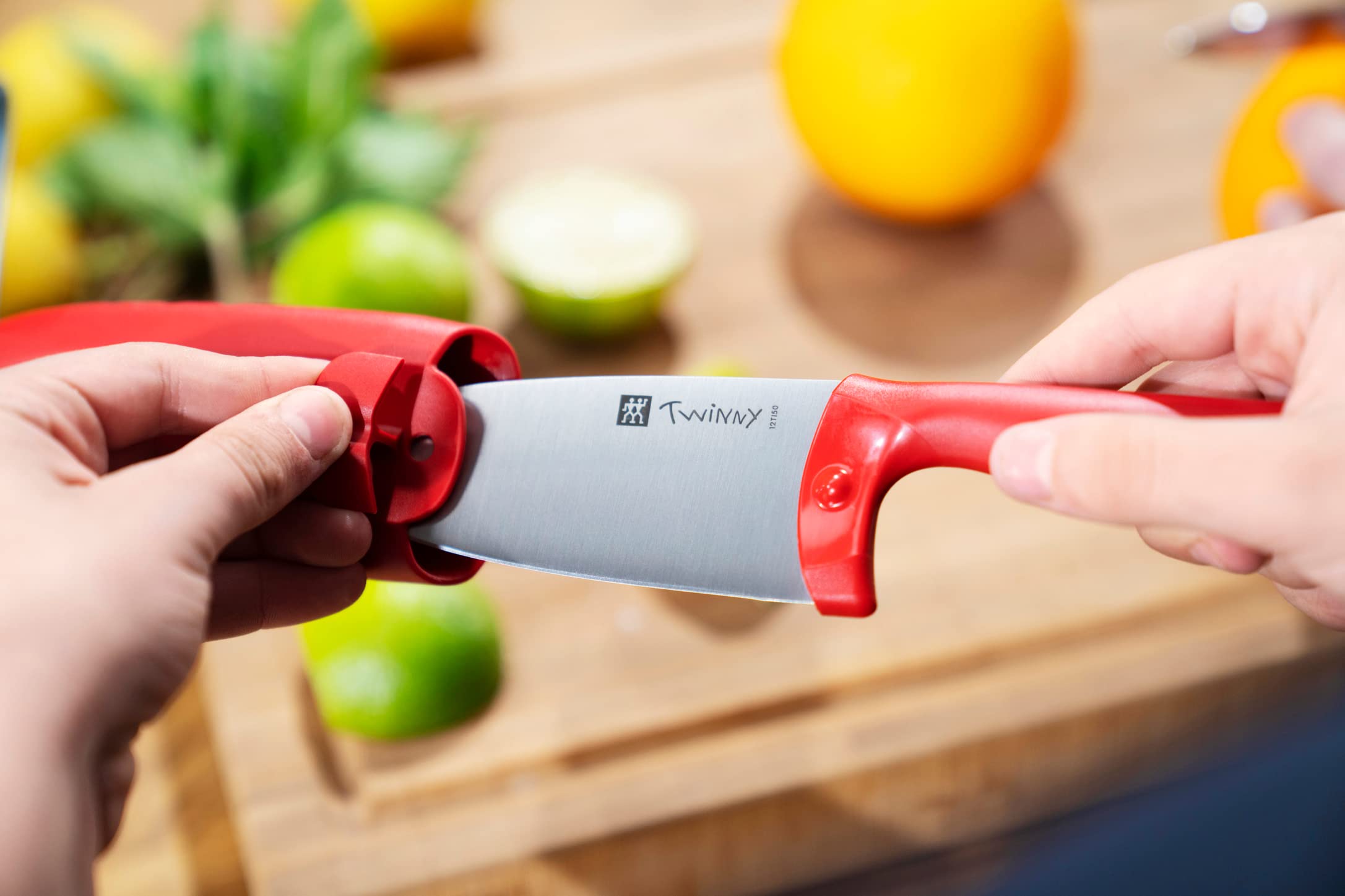 Zwilling Twinny Coltello Bambini 10 cm Rosso Arrotondato