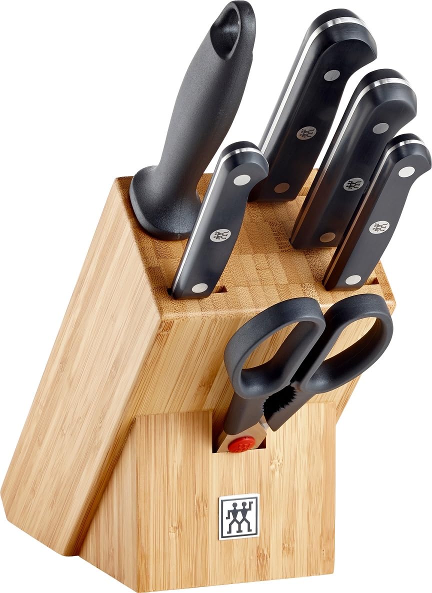 Zwilling Gourmet Set Coltelli 7 Pezzi con Ceppo Inox