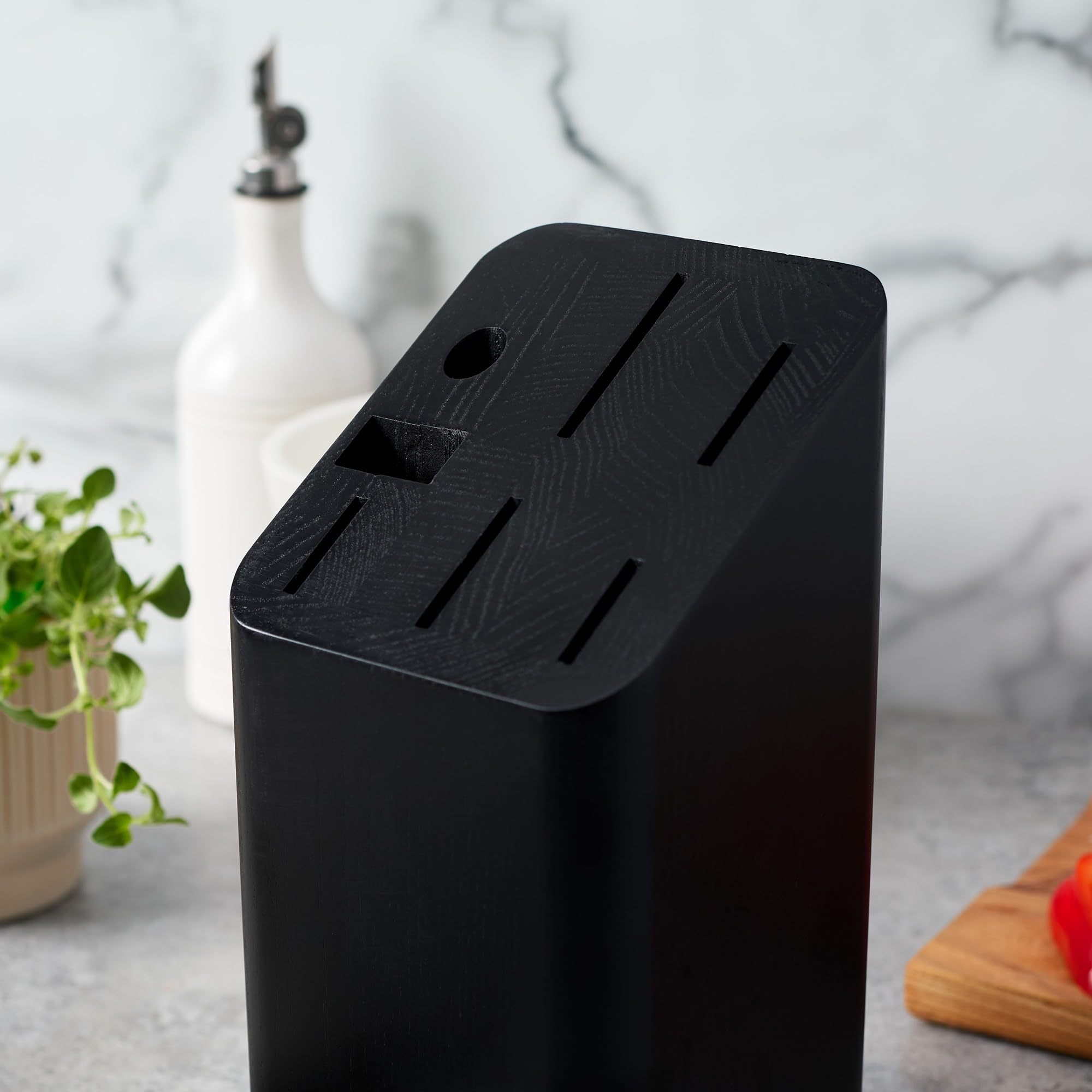 ZWILLING Ceppo Portacoltelli Inclinato Nero 5 Posti