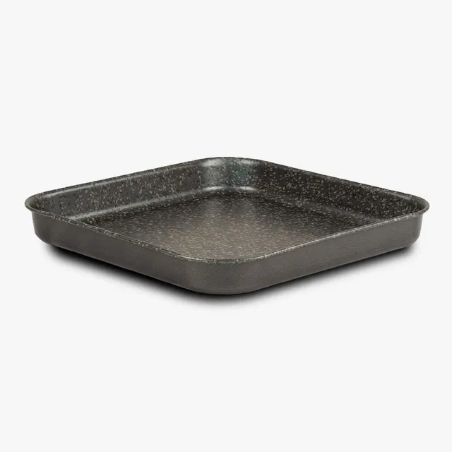 Mamù Happy Stone Teglia Quadrata 35x35 alluminio antiaderente