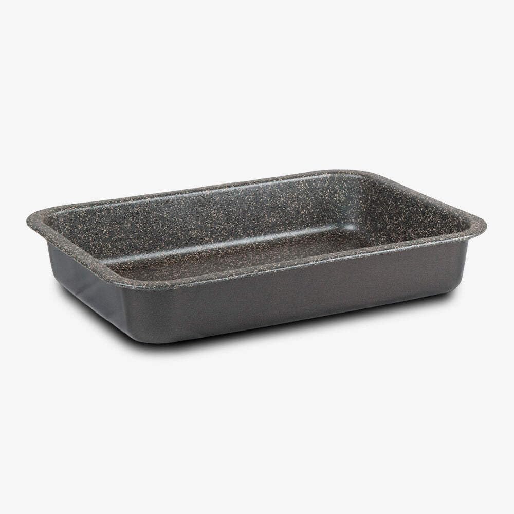 Mamù Happy Stone Teglia Rettangolare Alta 40x33 antiaderente
