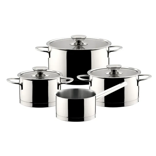 Berndes Millesima set pentole 4 pezzi acciaio inox lucido