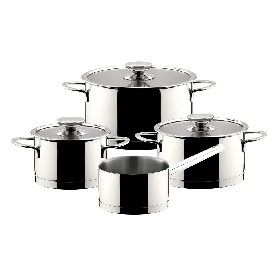 Berndes Millesima set pentole 4 pezzi acciaio inox lucido