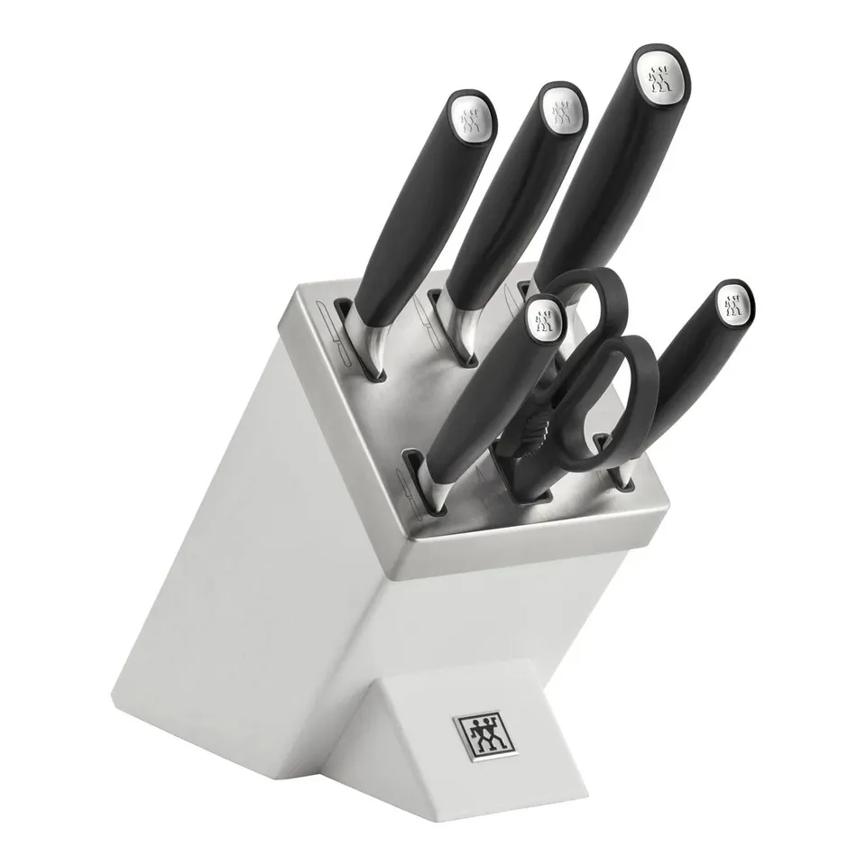ZWILLING All Star set 7 pz con ceppo bianco autoaffilante